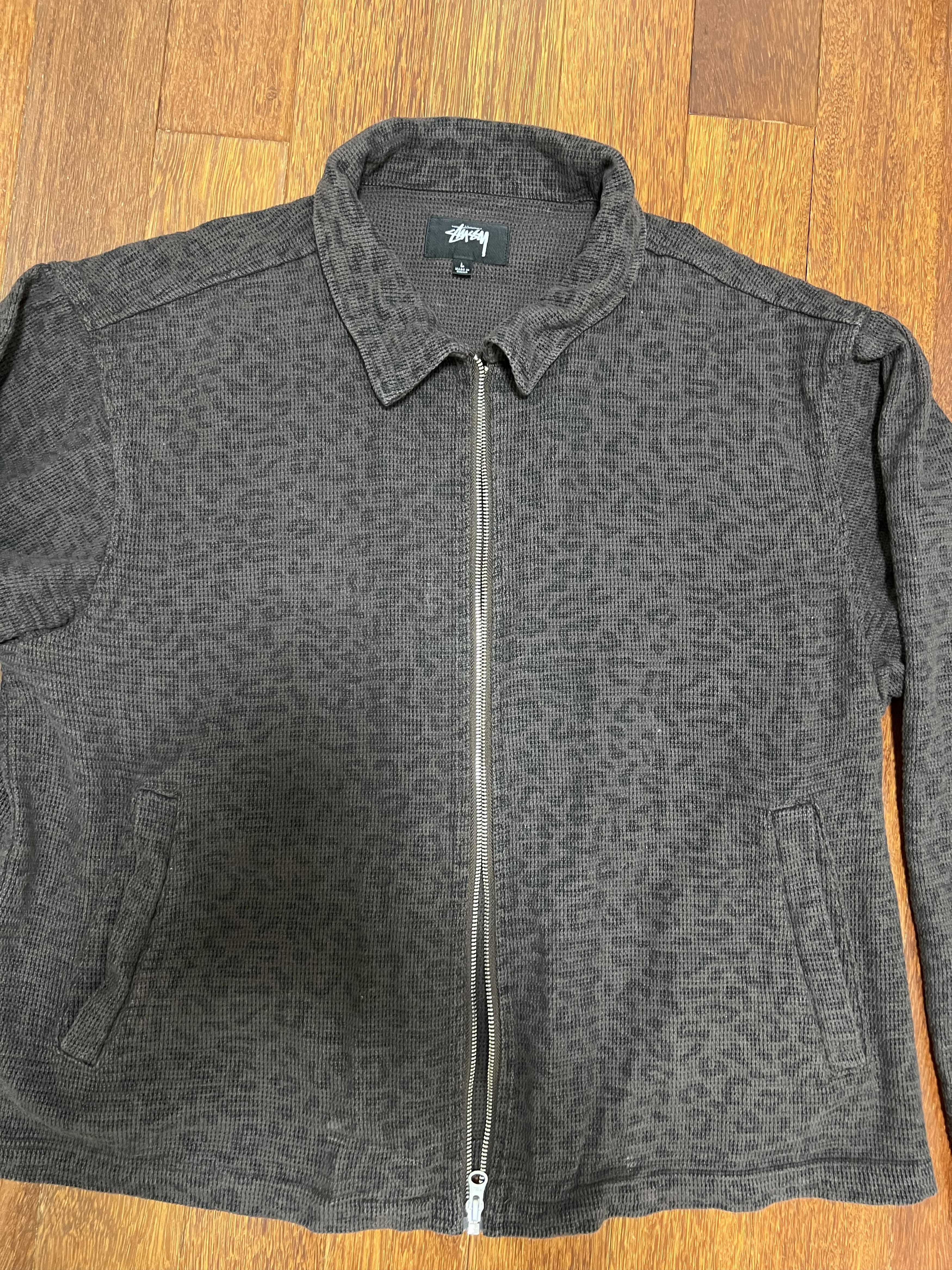 Stussy 💚 2022 Stussy Leopard Mesh Zip Jacket Large Size US L / EU 52-54 / 3 - 7 Thumbnail