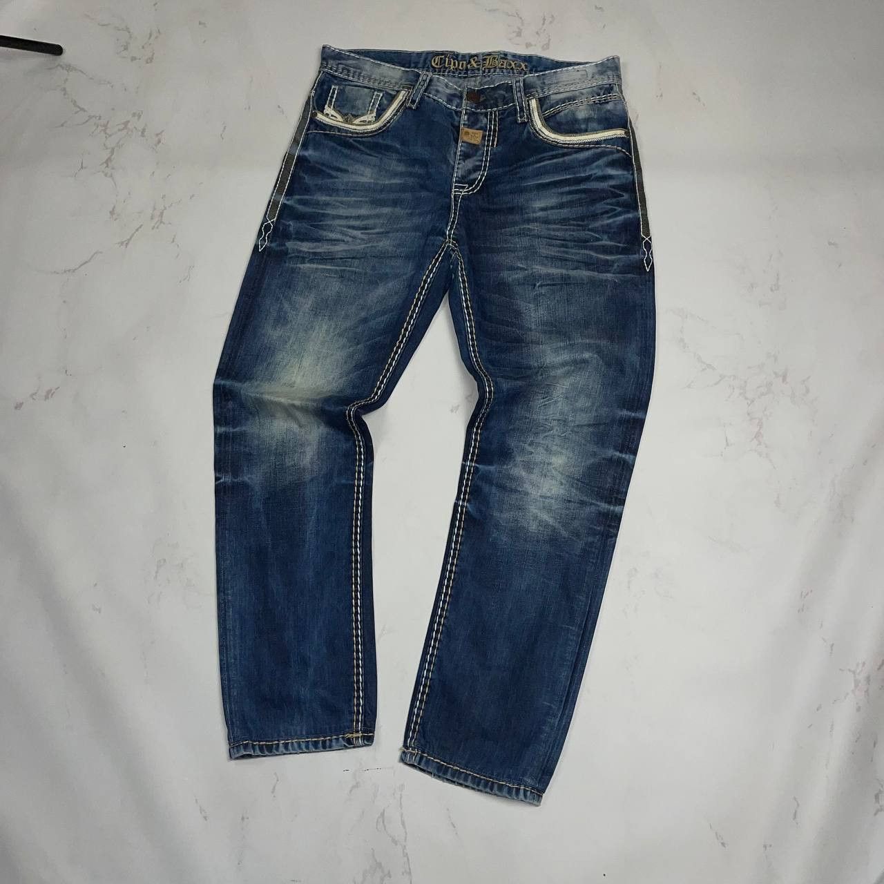 Japanese Brand Japanese Brand - CIPO&BAXX Jeans Pants Rare W31 Size US 31 - 5 Thumbnail