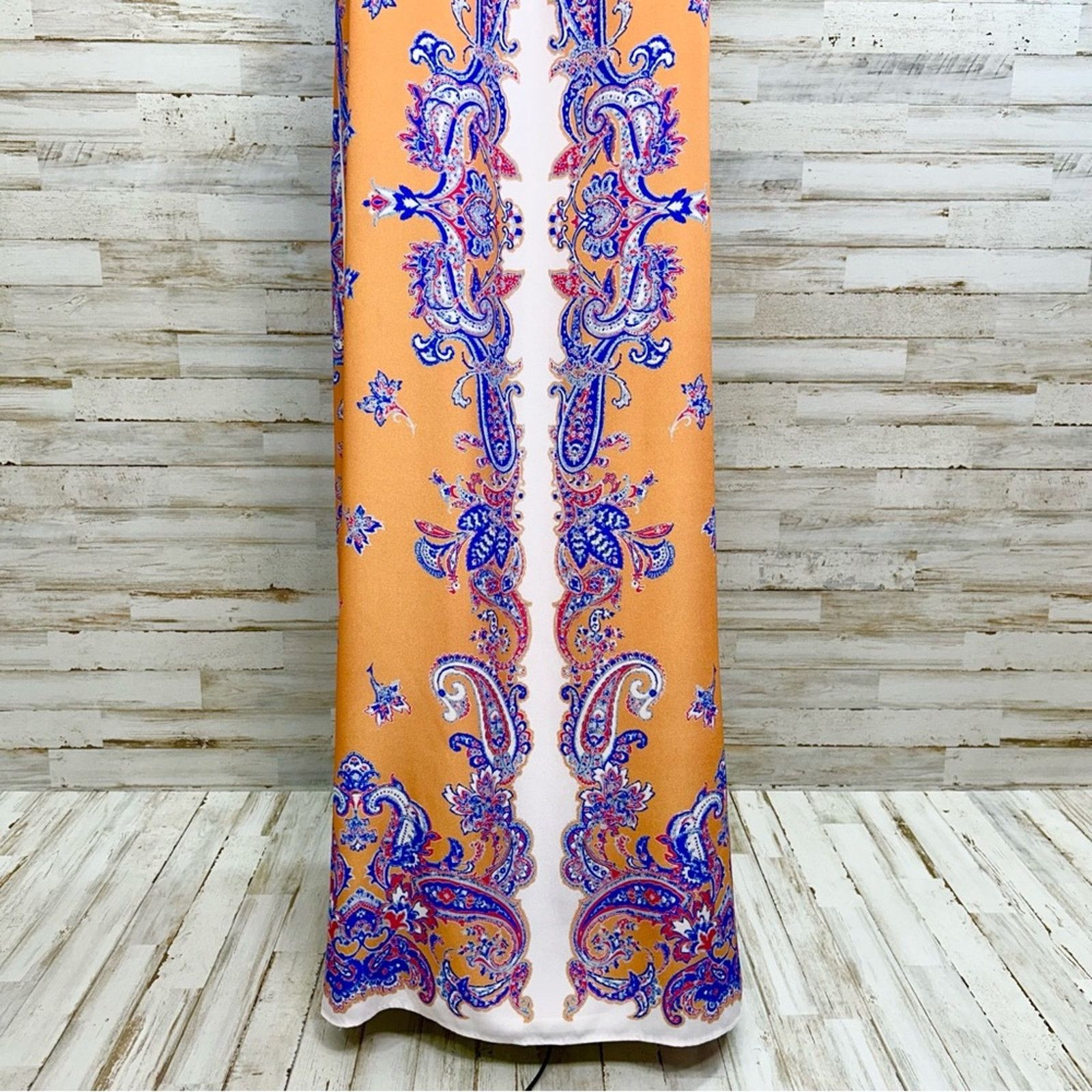 Clover Canyon Clover Canyon Halter Scarf Maxi Dress Size S Sleeveless Size S / US 4 / IT 40 - 4 Thumbnail