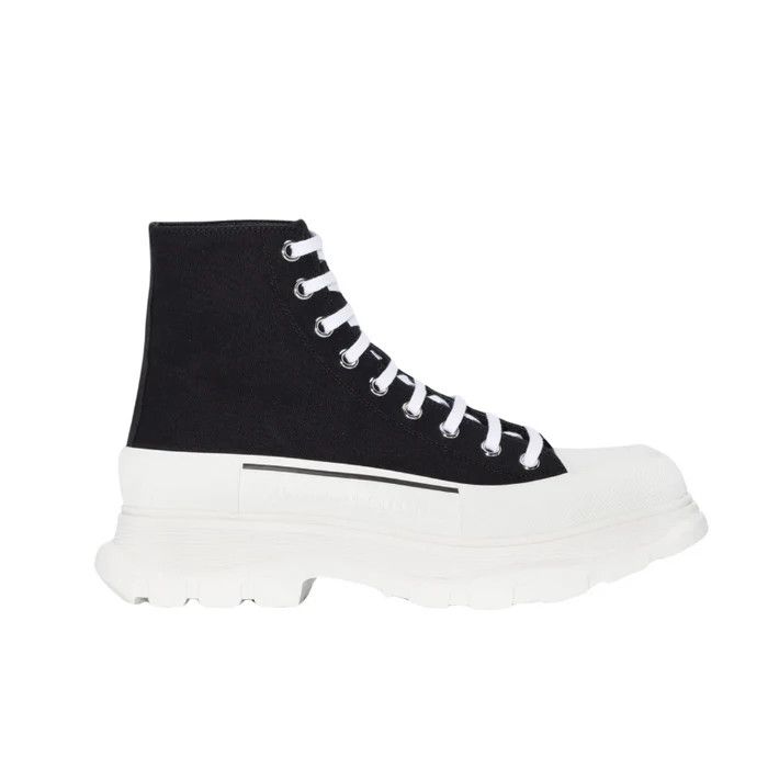 Alexander McQueen o1wfsh0625 Sneakers in Black & White Size US 7 / EU 40 - 2 Thumbnail