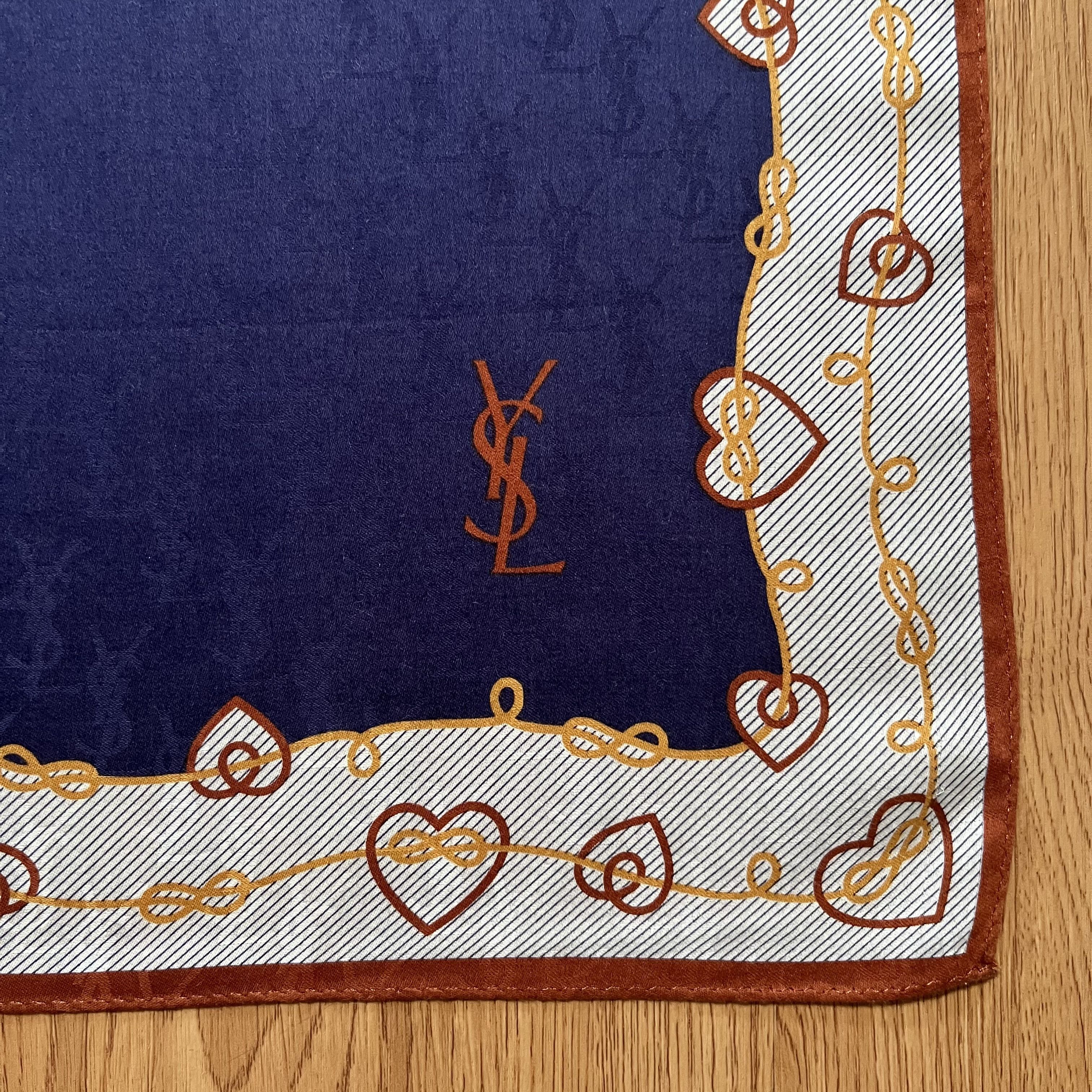 Yves Saint Laurent Vintage Yves Saint Laurent Handkerchief Size ONE SIZE - 2 Thumbnail