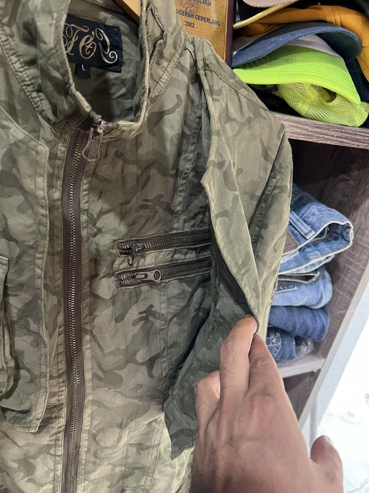 Other 🔥Rare Camo Bondage Zipper Jacket Size US M / EU 48-50 / 2 - 13 Thumbnail