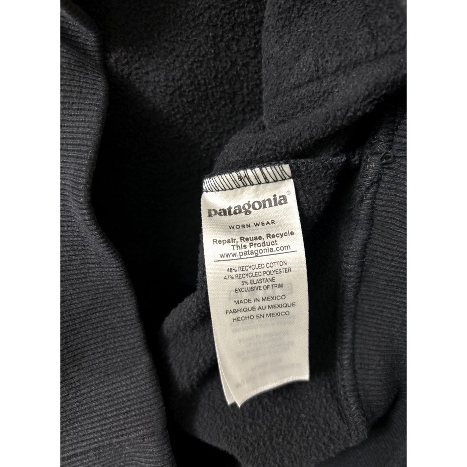 Patagonia Patagonia Hoodie P-6 Logo Uprisal Mens XS Black Pullover Sweatshirt Size US XS / EU 42 / 0 - 7 Thumbnail