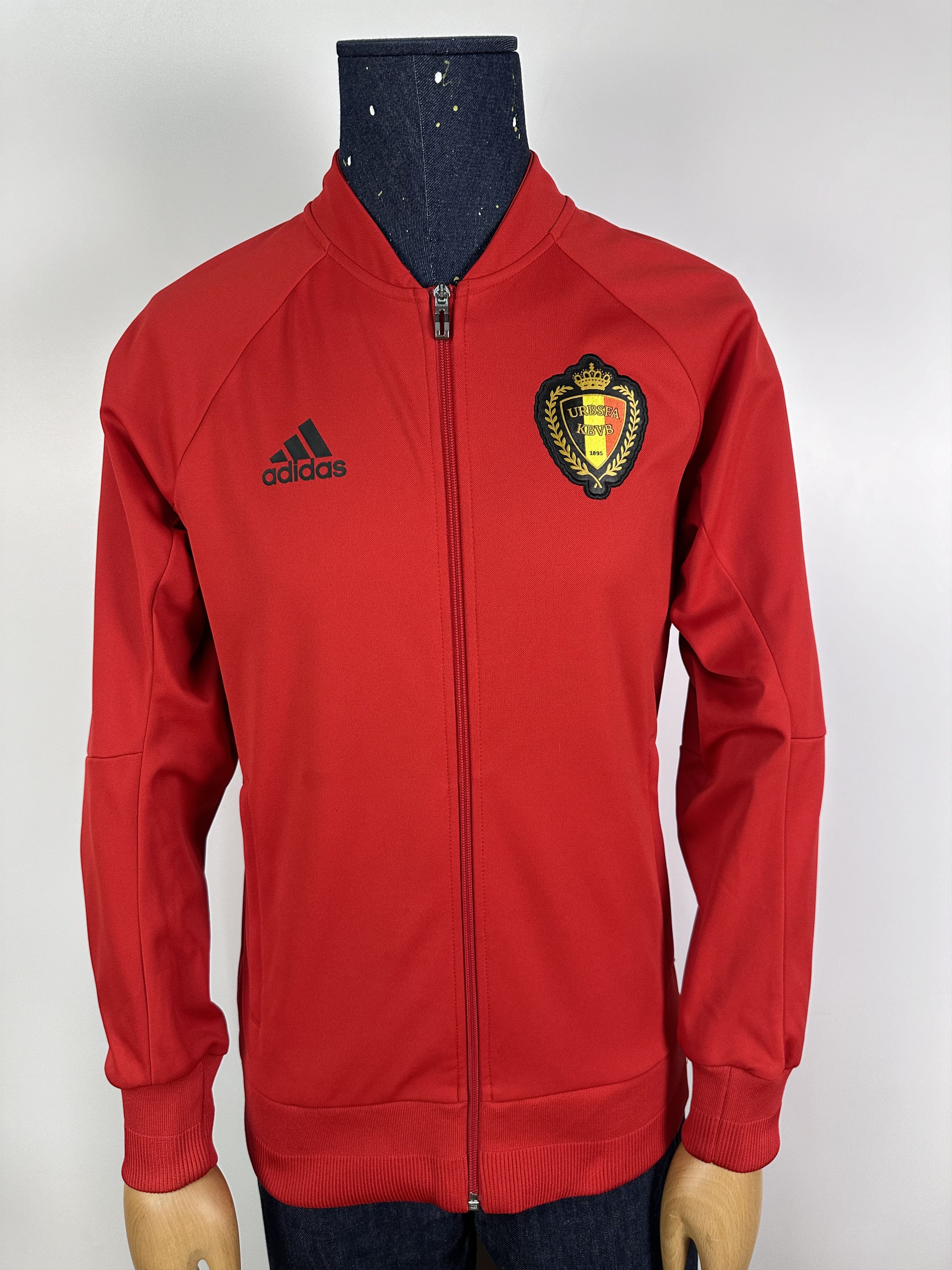 Adidas BELGIUM NATIONAL TEAM 20 FOOTBALL TRAINING TRACK TOP JACKET Size US M / EU 48-50 / 2 - 2 Thumbnail