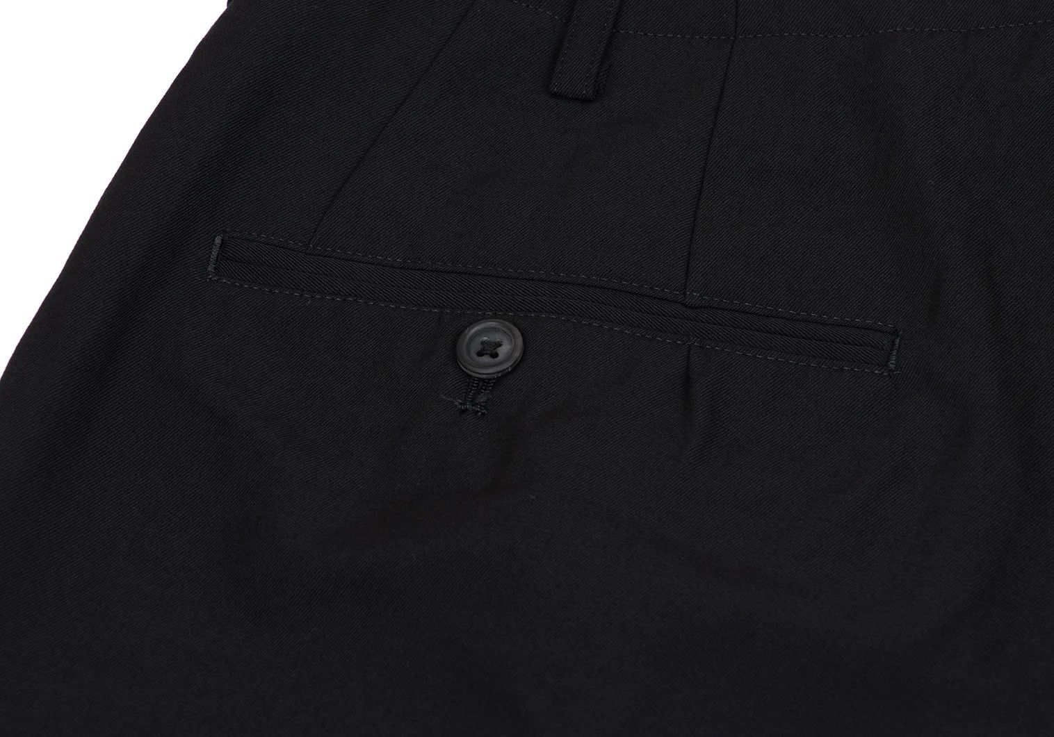 Yohji Yamamoto Yohji Yamamoto Wool Gabardine Embroidered Pants Size US 30 / EU 46 - 11 Thumbnail