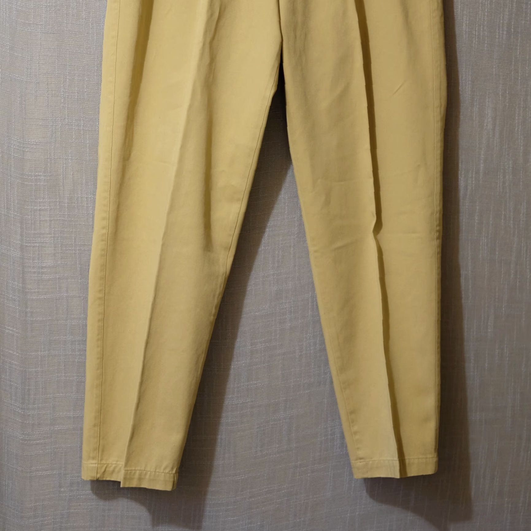 Vintage EUC Vtg 90s LL Bean Pants Khaki Tan 100% Cotton Chino Womens 12 Retro Classic Bohemian 90s Western Tan Size 34" / US 12 / IT 48 - 3 Thumbnail