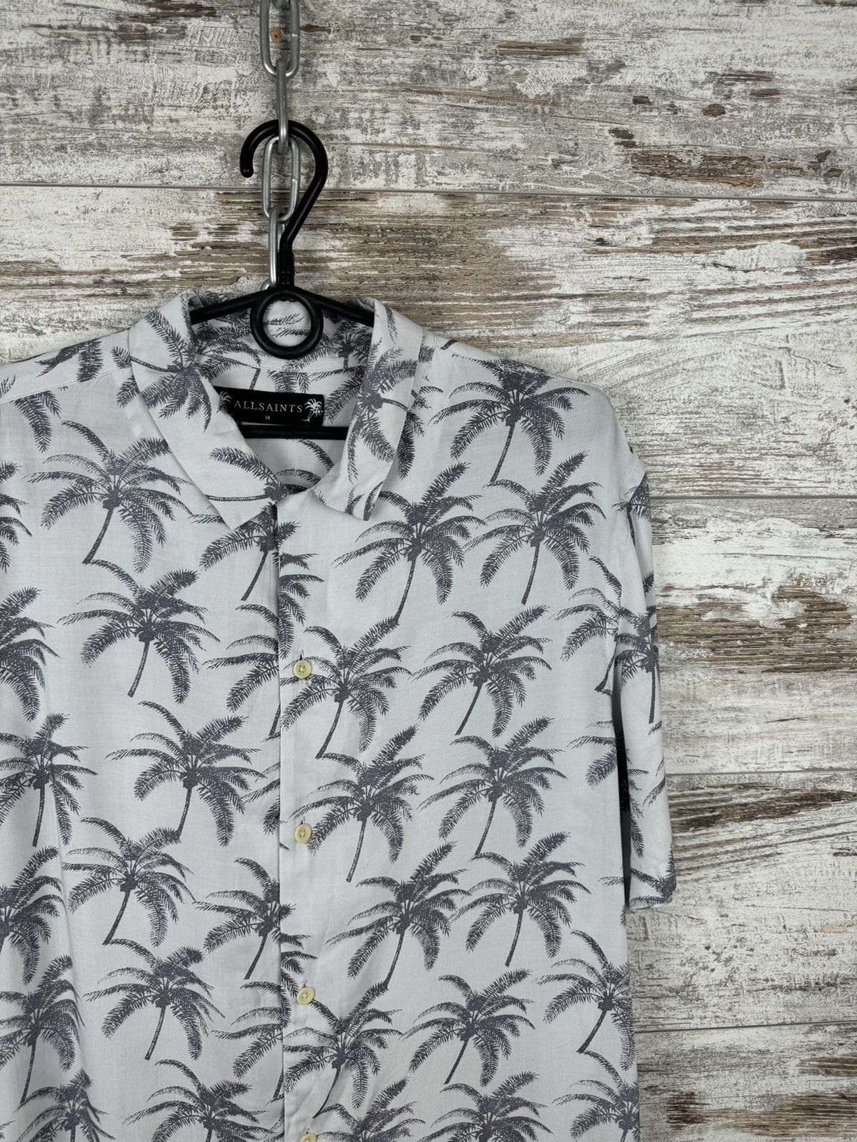 Allsaints Mens AllSaints SANTACRUZ SS SHIRT button up Hawaiian crazy Size US M / EU 48-50 / 2 - 4 Thumbnail