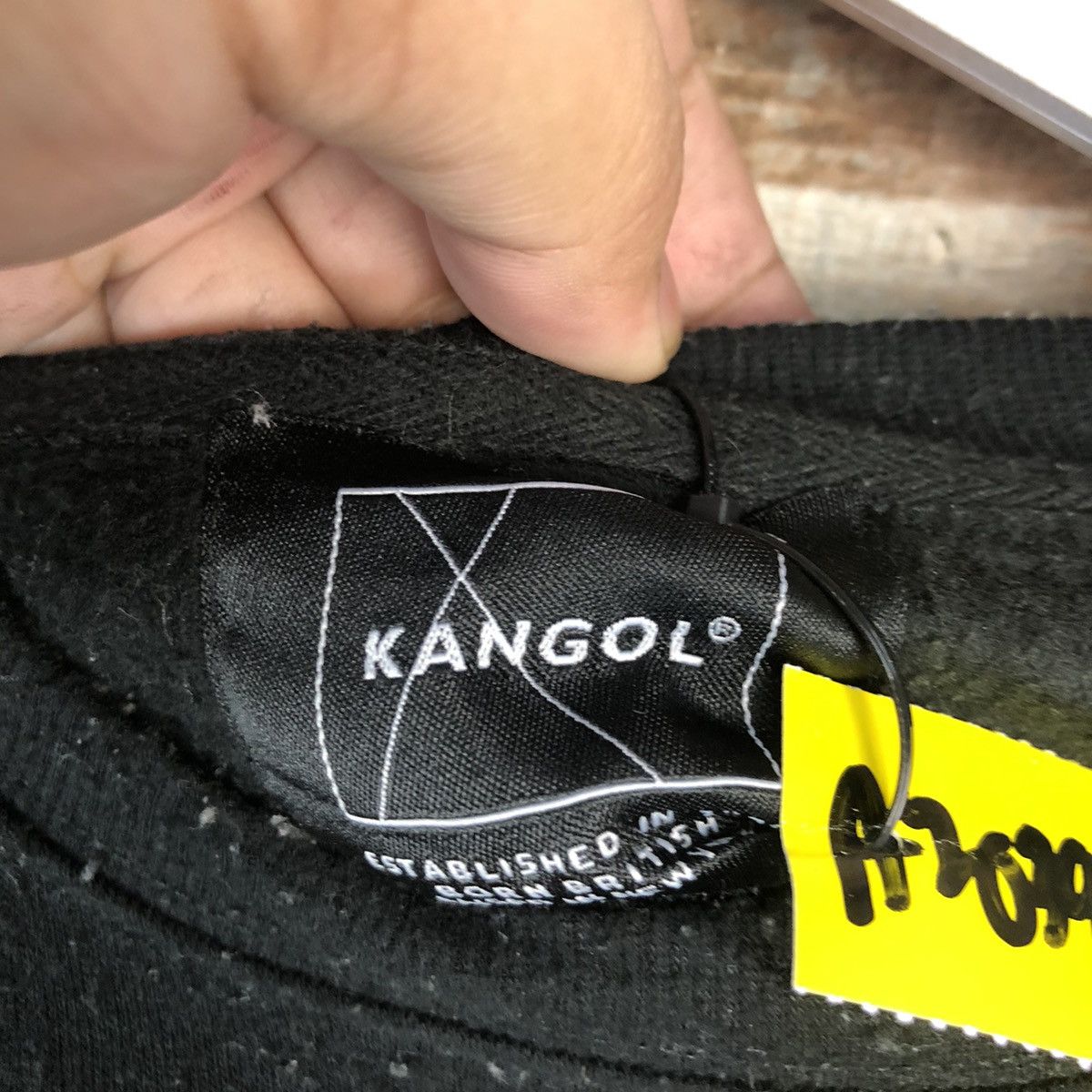Kangol × Vintage Kangol vintage Black Sweatshirt #A2039 Size US L / EU 52-54 / 3 - 12 Thumbnail
