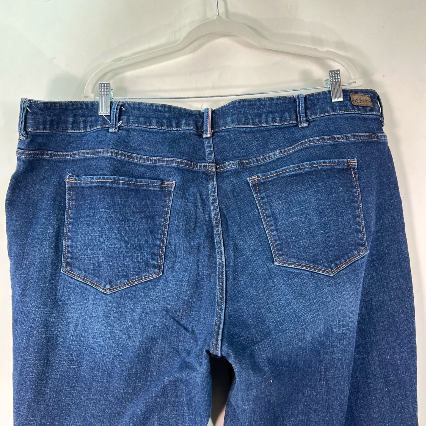 Levi's Levi's Modern Series Womens Mid Rise Cropped Blue Denim Jeans 24W Plus M Size 27 Inseam 5-Pocket Size 42" / US 20 - 4 Thumbnail