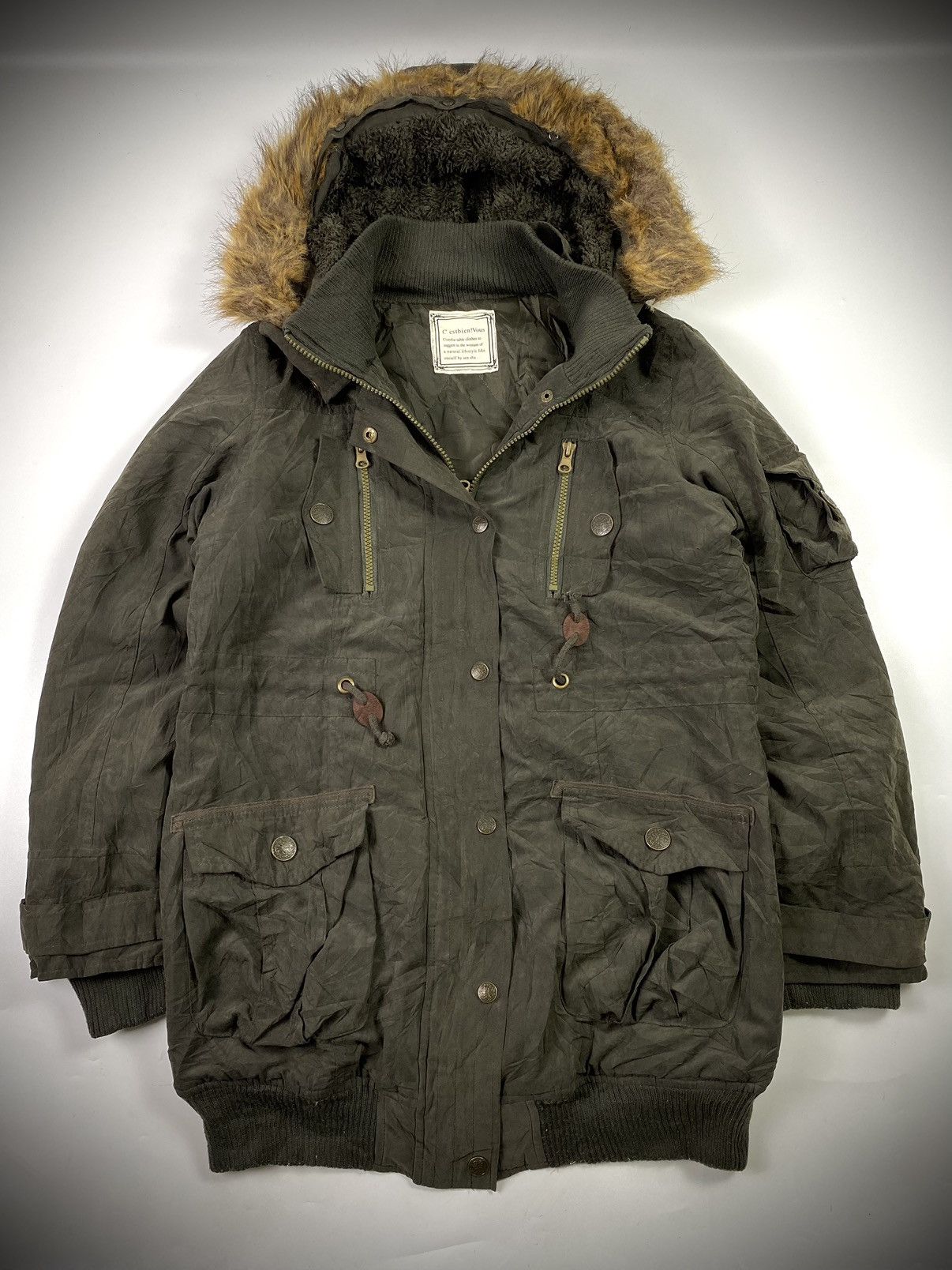 Japanese Brand Fur jacket bono c"estbien! Vous ifsixwasnine style Size US L / EU 52-54 / 3 - 3 Thumbnail