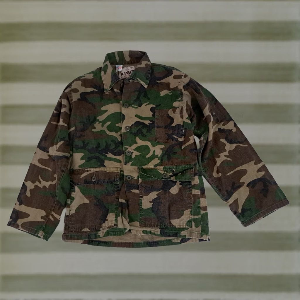 Vintage VINTAGE Ranger Shirt Camouflage Button-Up Long Sleeve Military 90s Unisex Small Size US S / EU 44-46 / 1 - 1 Thumbnail