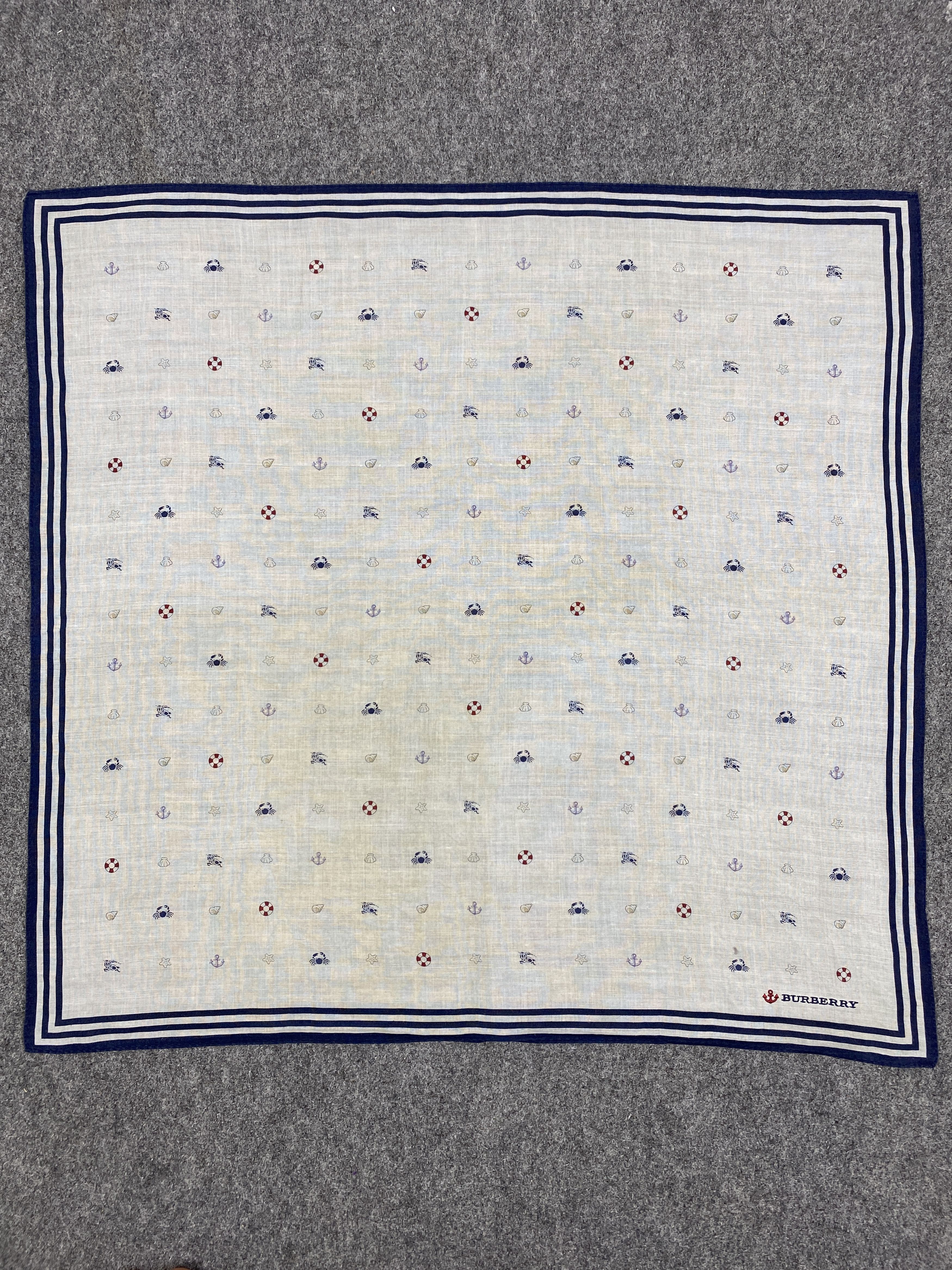 Burberry Burberrys Handkerchief / Bandana / Neckerchief HKC0310 Size ONE SIZE - 4 Thumbnail