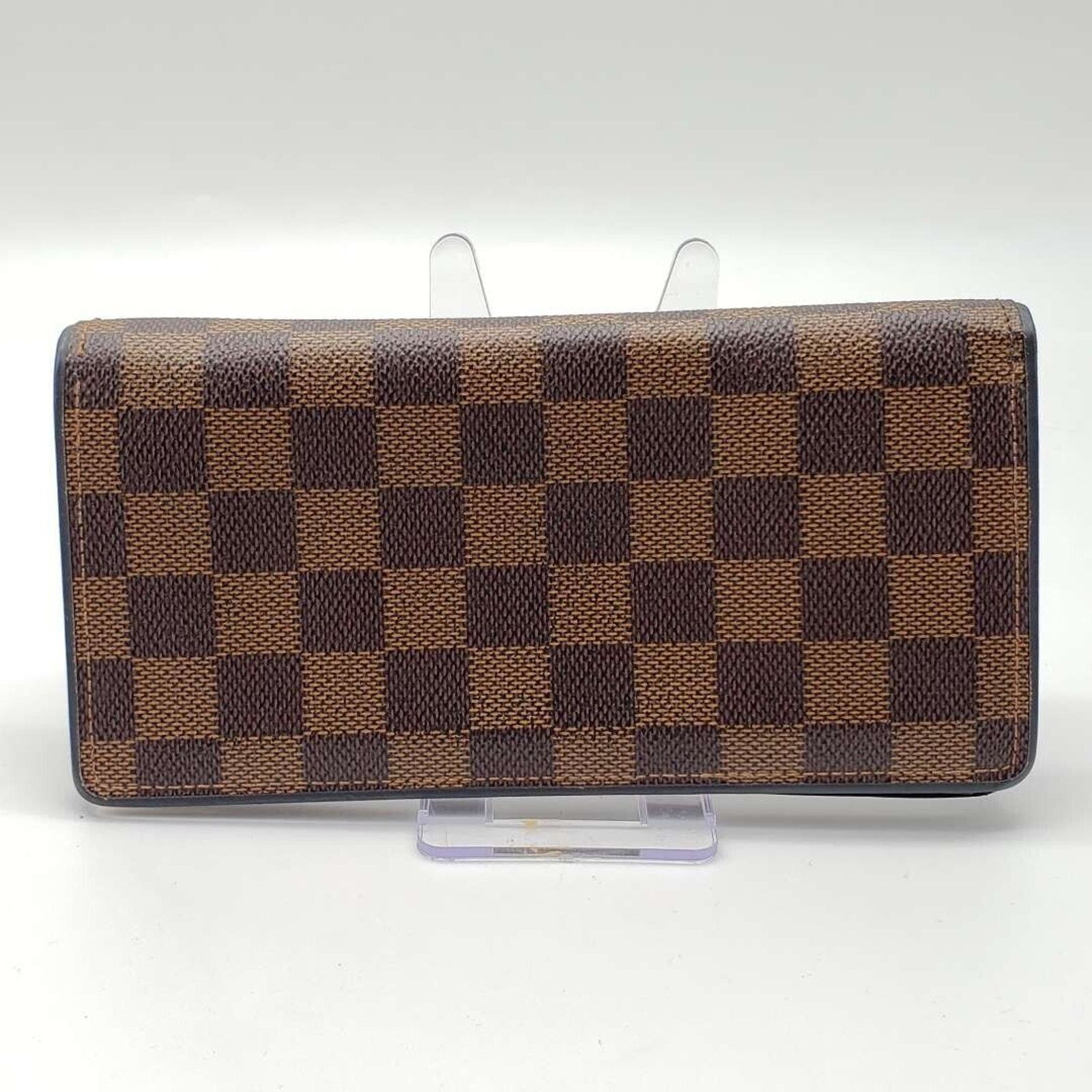 Louis Vuitton Authentic Louis Vuitton Portefeuille Brazza Damier Ebene Size ONE SIZE - 1 Thumbnail