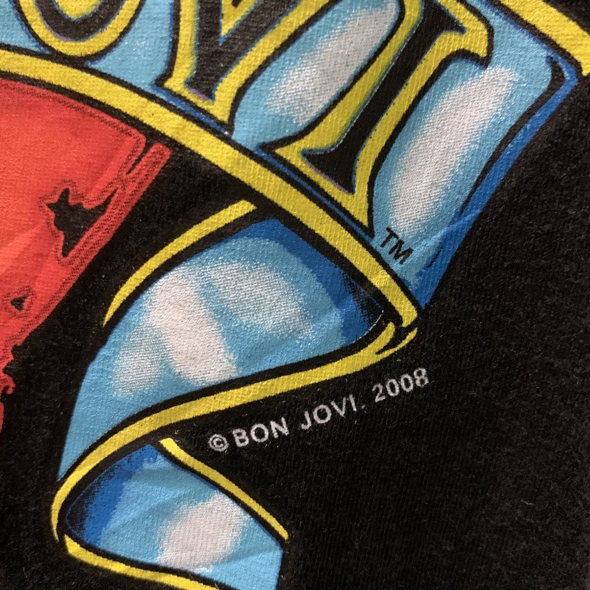 Bon Jovi × Vintage Bon Jovi “Heart & Dagger” Tour Tee 2008 Double Sided Size US M / EU 48-50 / 2 - 4 Thumbnail