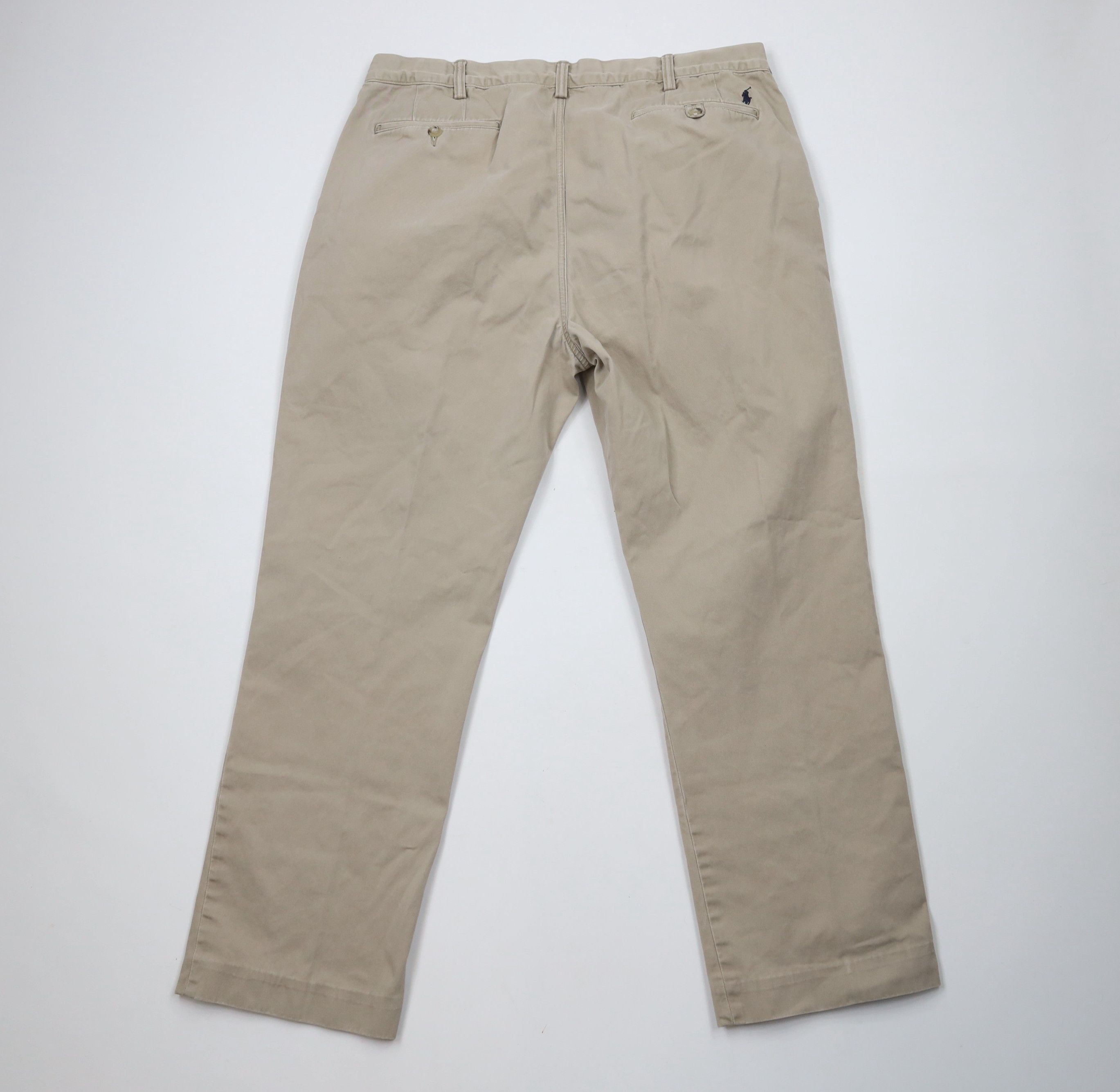 Ralph Lauren × Vintage Vintage Ralph Lauren Classic Fit Wide Leg Chino Pants Size US 38 / EU 54 - 11 Thumbnail