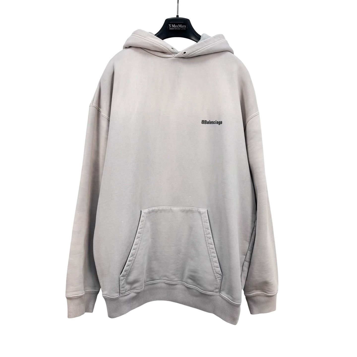 Balenciaga Balenciaga Embroidered BB Logo Hoodie Size S Size US S / EU 44-46 / 1 - 1 Thumbnail