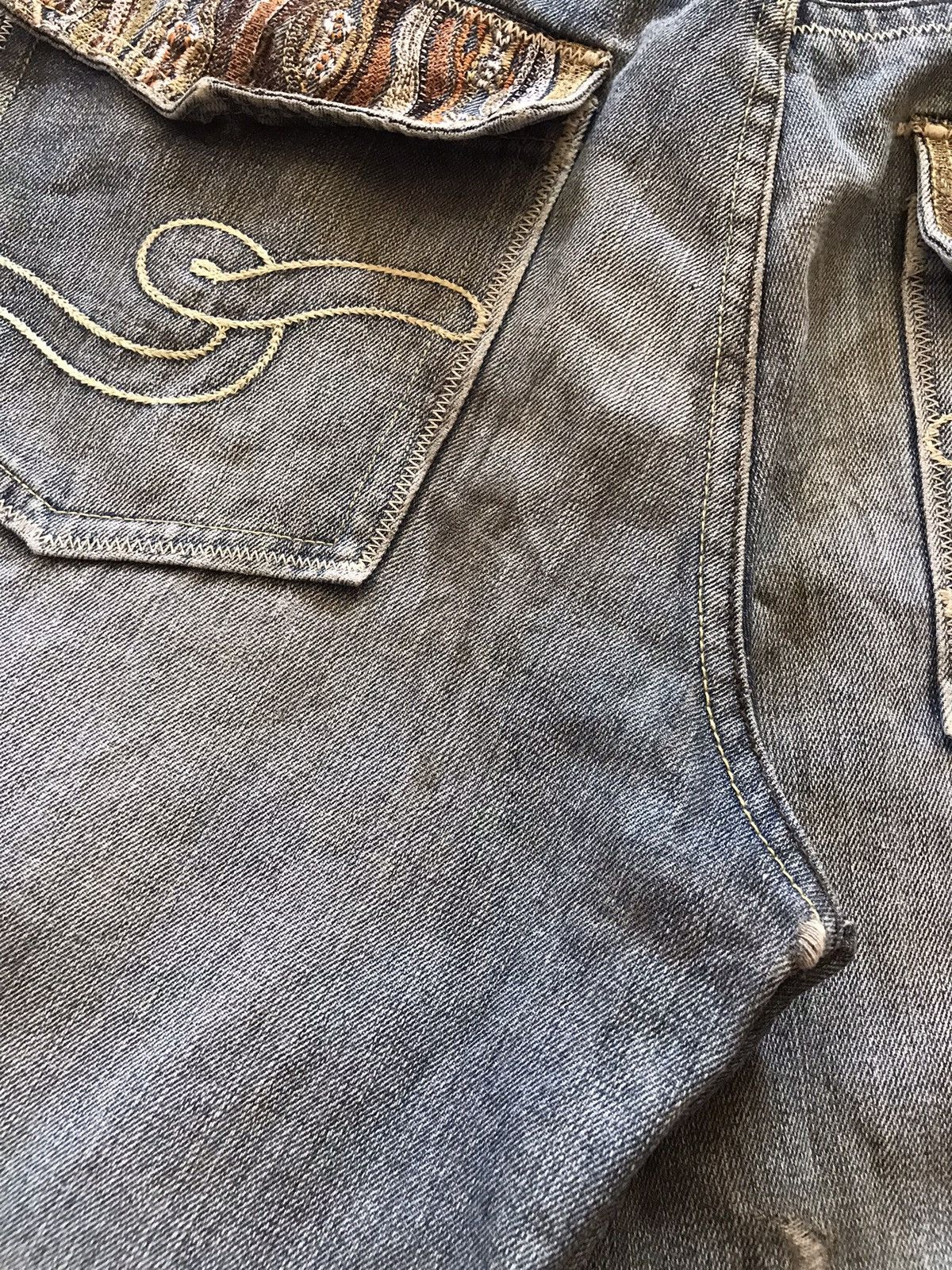 Coogi Coogi Baggy Distressed Ripped Jean Size US 34 / EU 50 - 6 Thumbnail