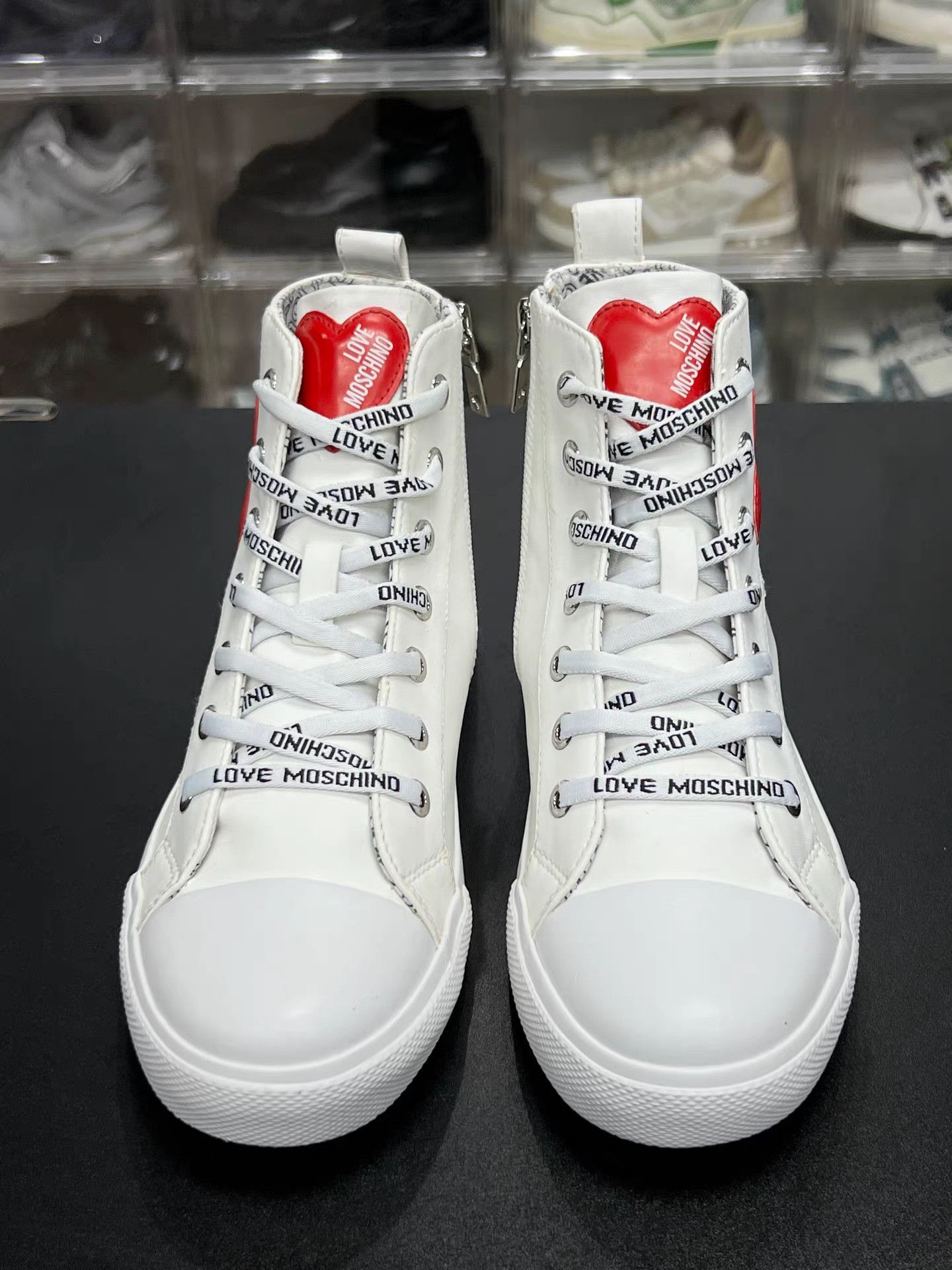 Moschino Moschino High-Top Sneakers K15 Size US 6 / IT 36 - 2 Thumbnail