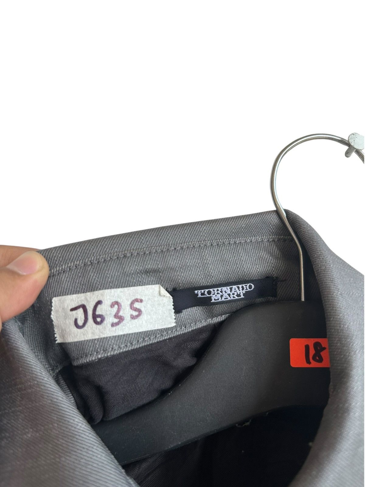Tornado Mart Tornado Mart Workwear Chore Coat Minimal Grey Button Jacket Size US L / EU 52-54 / 3 - 4 Thumbnail