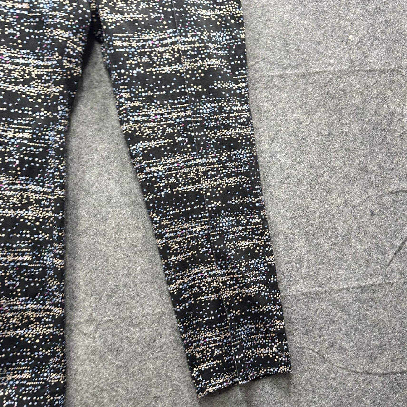Vintage Akris punto Pants Womens 6 Black Polka Dot Ankle Straight Leg Stretch Trousers Size 28" / US 6 / IT 42 - 7 Thumbnail