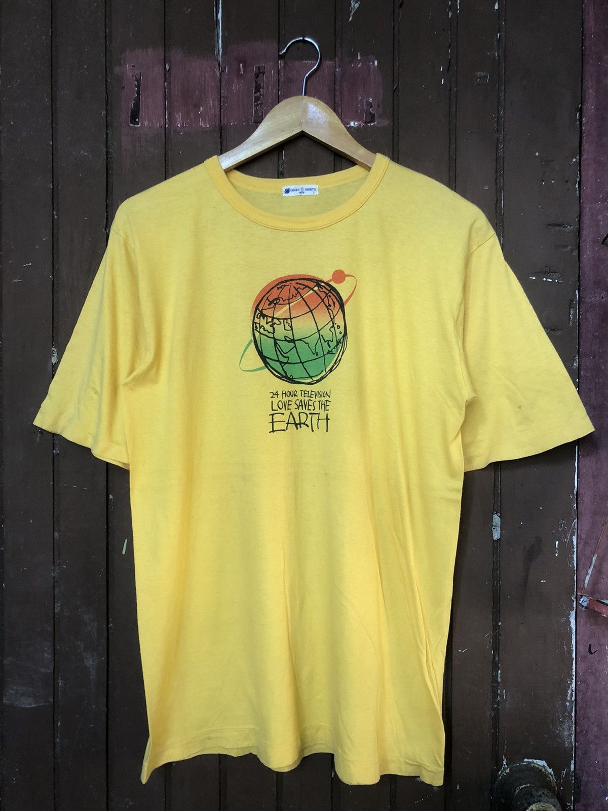 Japanese Brand RARE Vintage 80s 24 Hour Television Tshirt Size US M / EU 48-50 / 2 - 1 Thumbnail