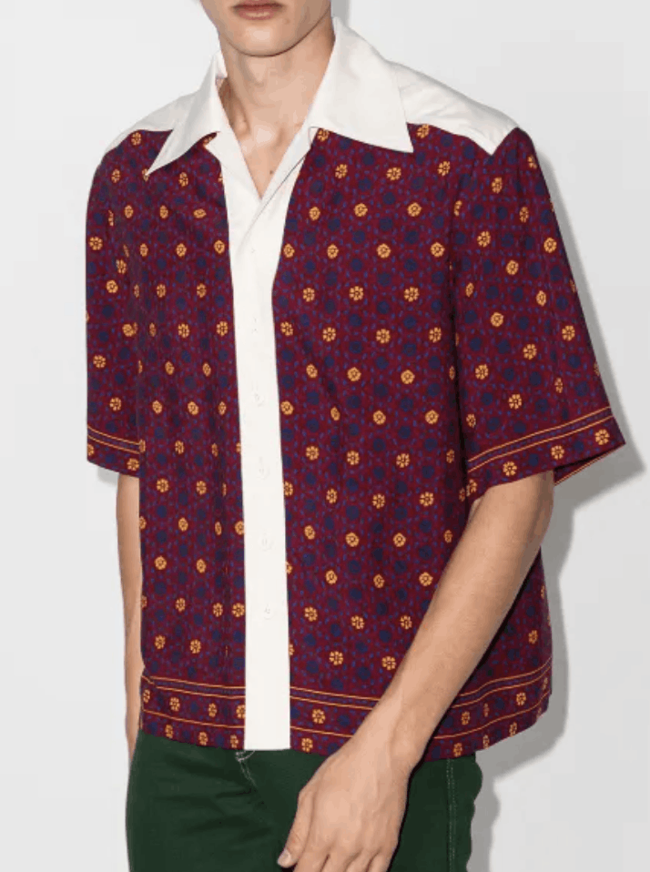 Wales Bonner Wales Bonner Viscose Bowling Shirt Size US M / EU 48-50 / 2 - 3 Thumbnail