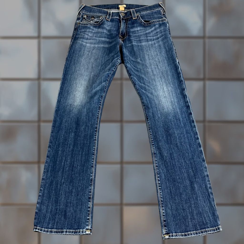 True Religion True Religion Jeans Slim/Relaxed Straight 34 32 Blue Ricky Denim 5-Pocket Mens Shoes Size US 34 / EU 50 - 1 Thumbnail