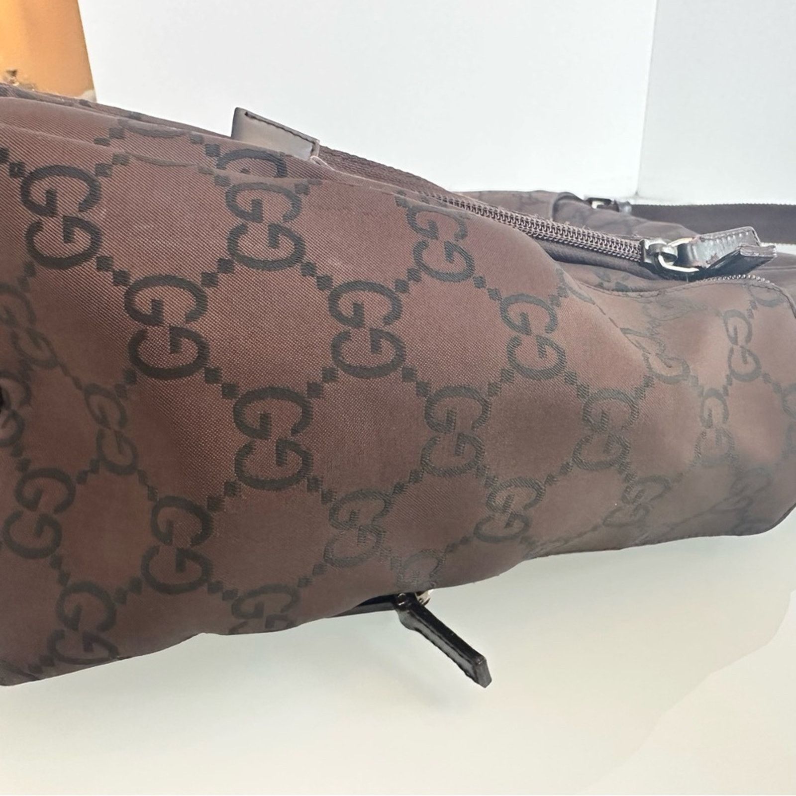 Gucci Gucci GG Monogram Canvas Brown Bag Size ONE SIZE - 6 Thumbnail