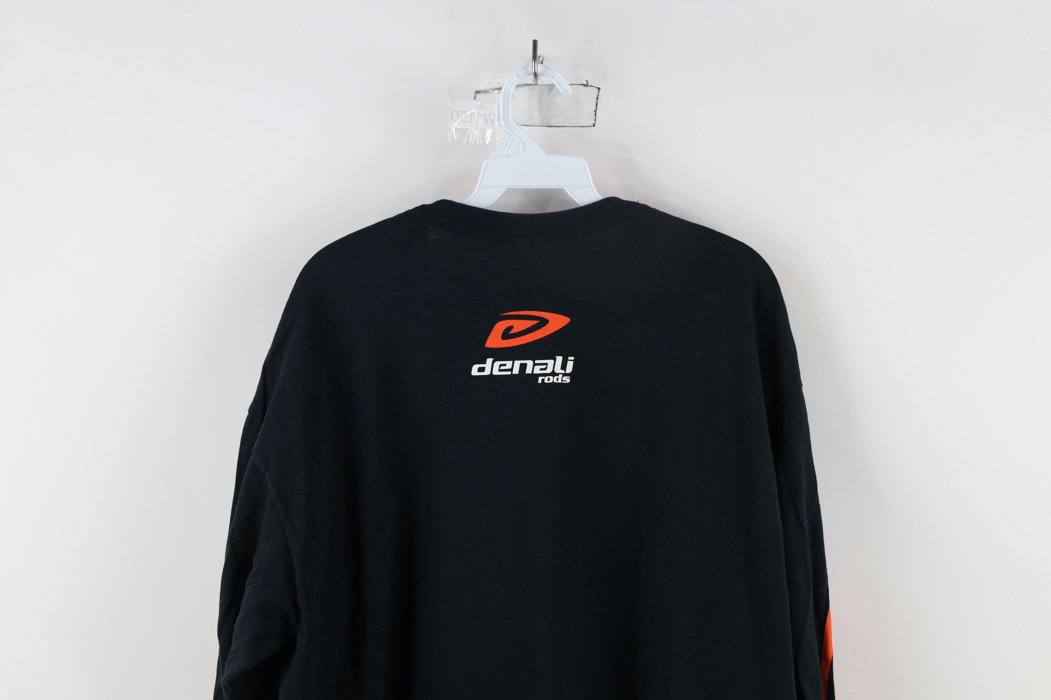 Vintage Vintage Spell Denali Rods Fishing Long Sleeve T-Shirt Black Size US XL / EU 56 / 4 - 13 Thumbnail