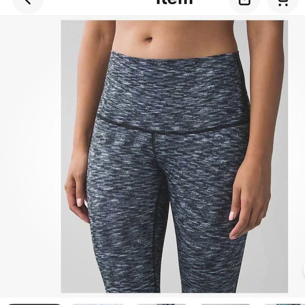 Lululemon Lululemon Athletica Black Leggings with Wide Waistband Size 27" / US 4 / IT 40 - 3 Thumbnail
