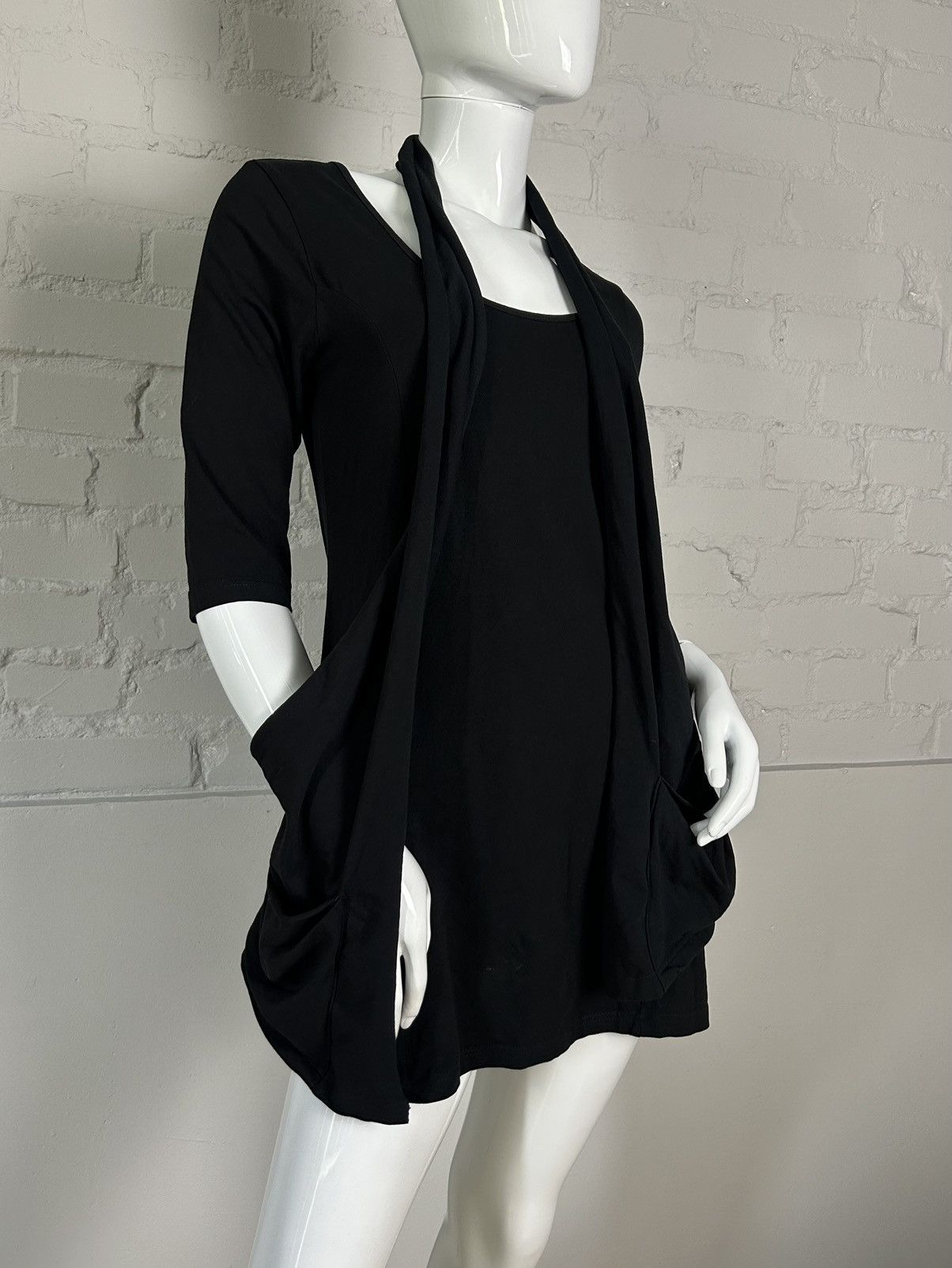 Vintage Avant-garde cotton tunic dress Size S / US 4 / IT 40 - 5 Thumbnail
