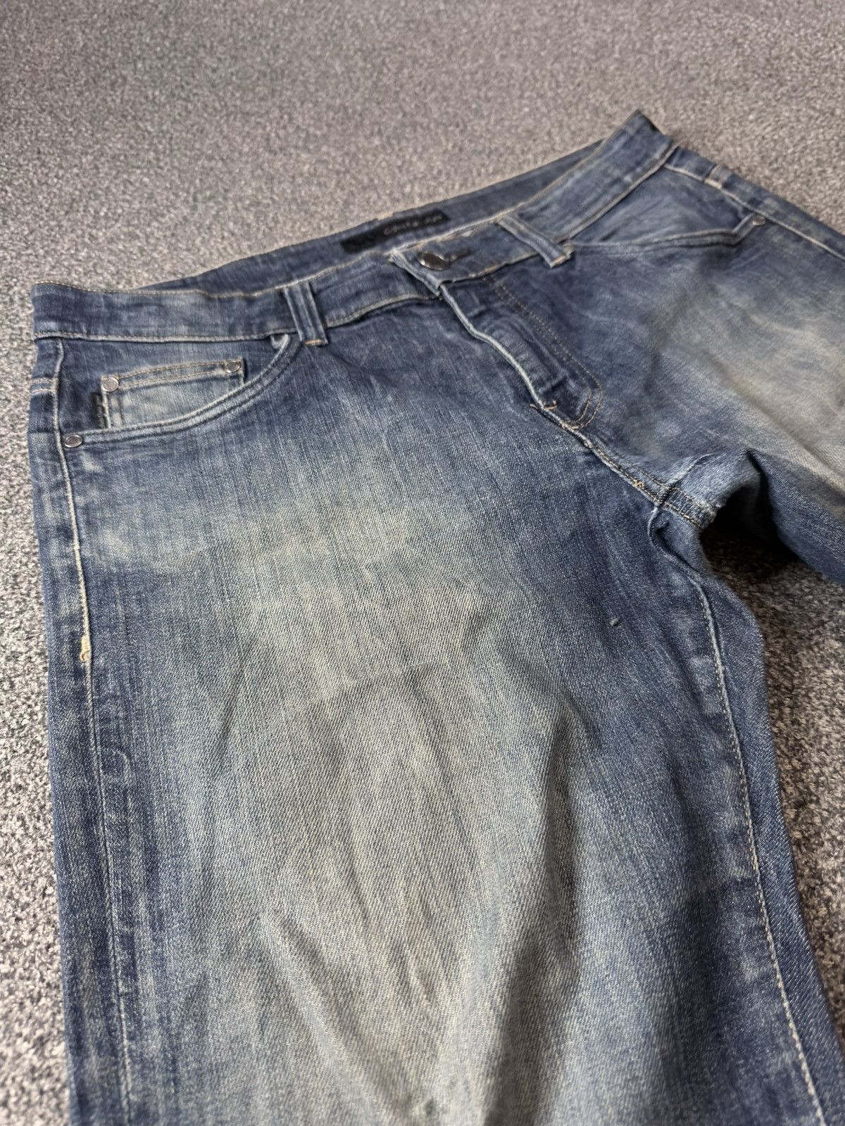 If Six Was Nine Archive Grunge Heavy Faded Dirty Calvin Klein Distressed Size US 36 / EU 52 - 4 Thumbnail