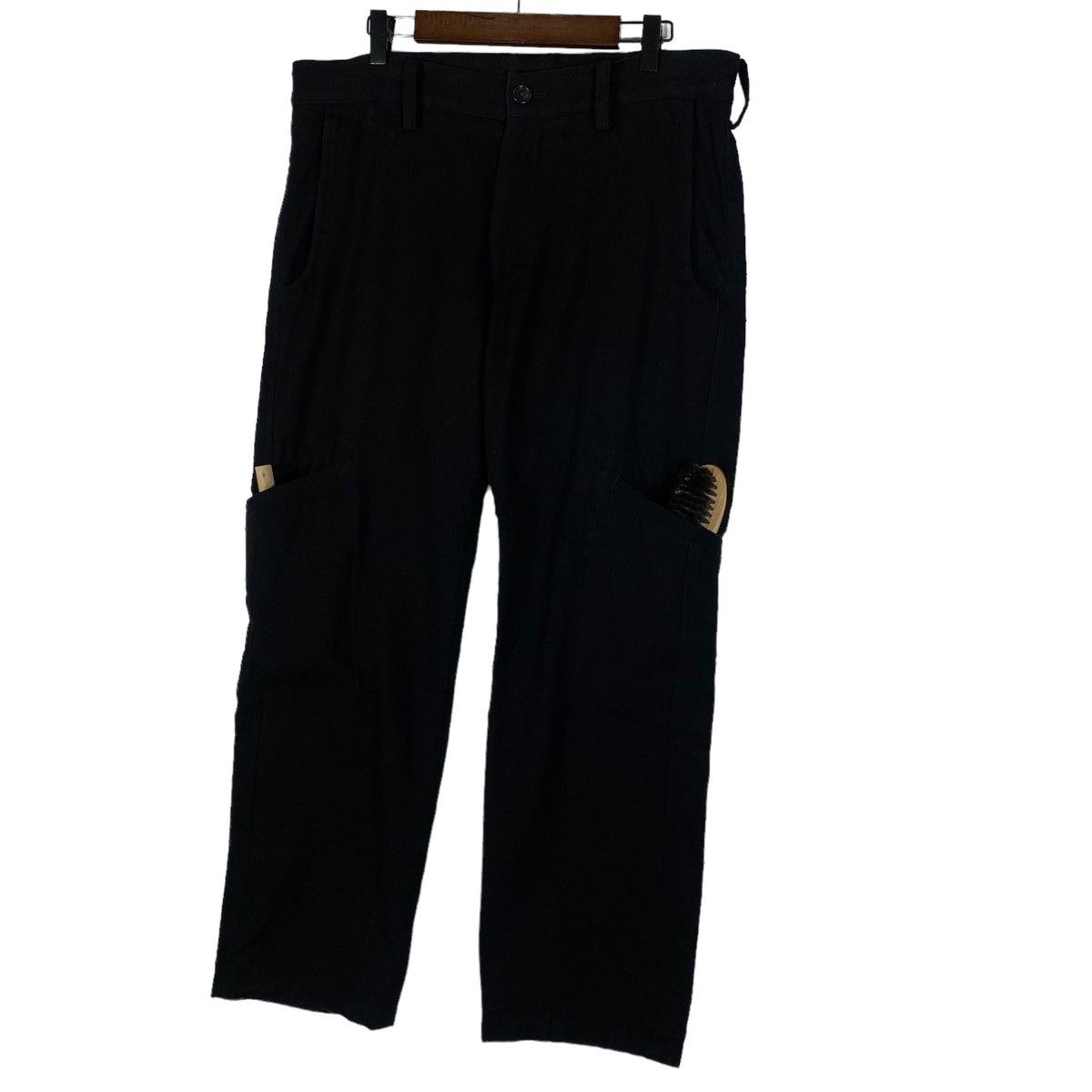 Yohji Yamamoto Vintage Yohji Yamamoto Pour Homme Cotton-Wool Painter Pants Size US 34 / EU 50 - 8 Thumbnail