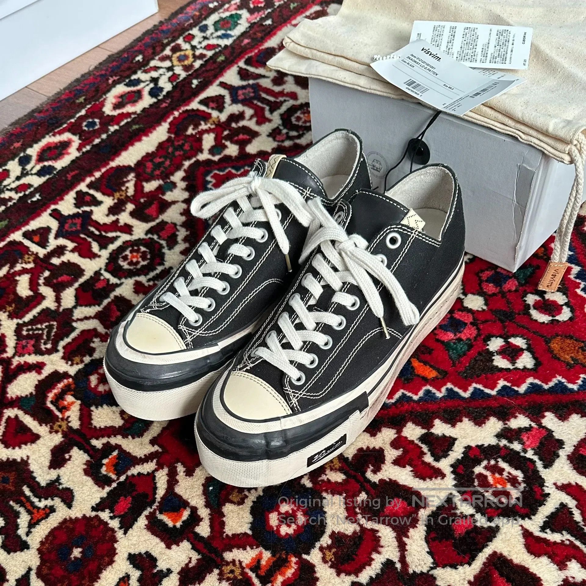 Visvim visvim skagway canvas shoes size 9.5. Size US 9.5 / EU 42-43 - 2 Thumbnail