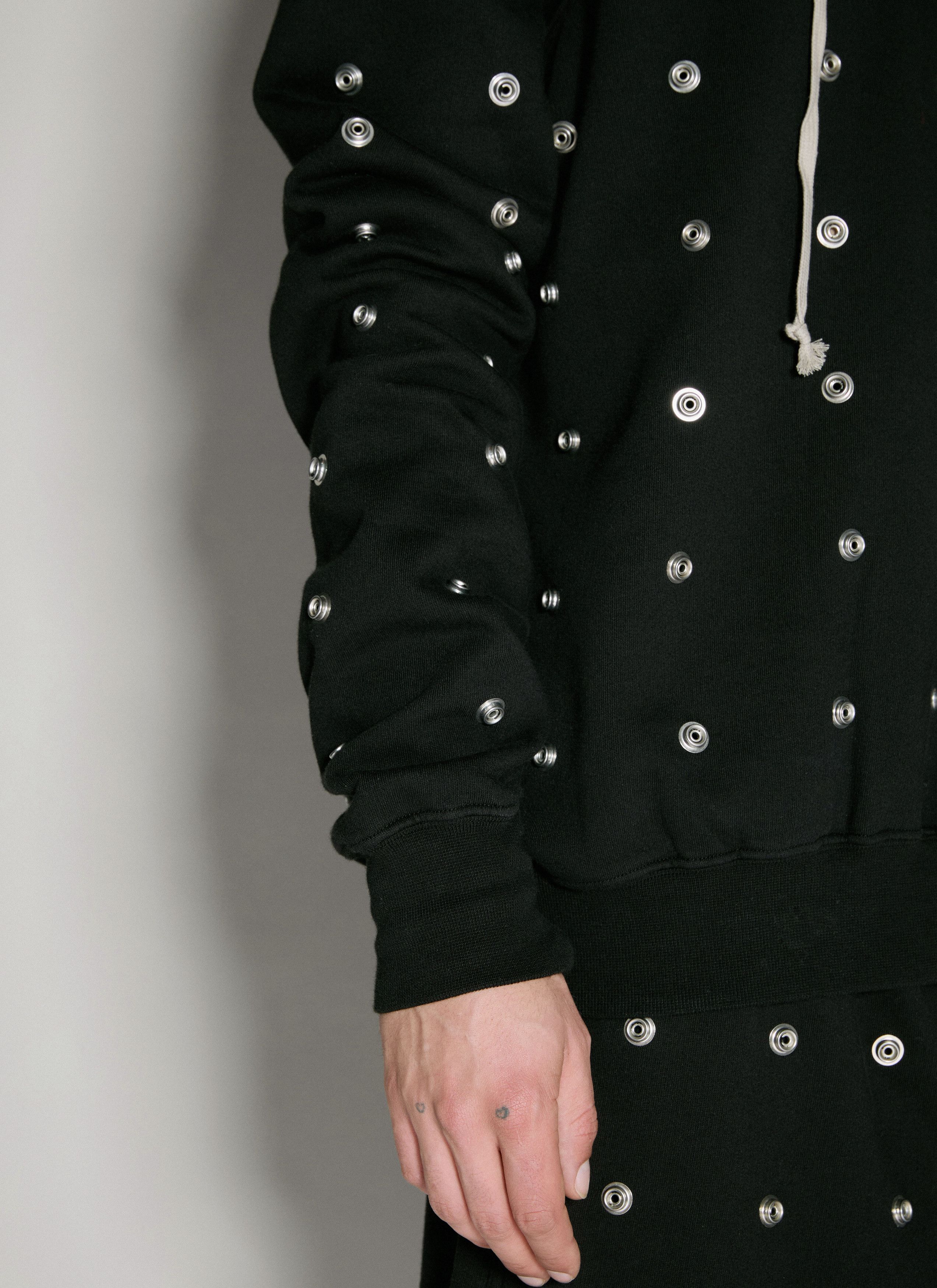 Rick Owens Drkshdw Granbury Organic Fleece Press Stud Button Hoodie SS24 Lido Size US S / EU 44-46 / 1 - 20 Thumbnail