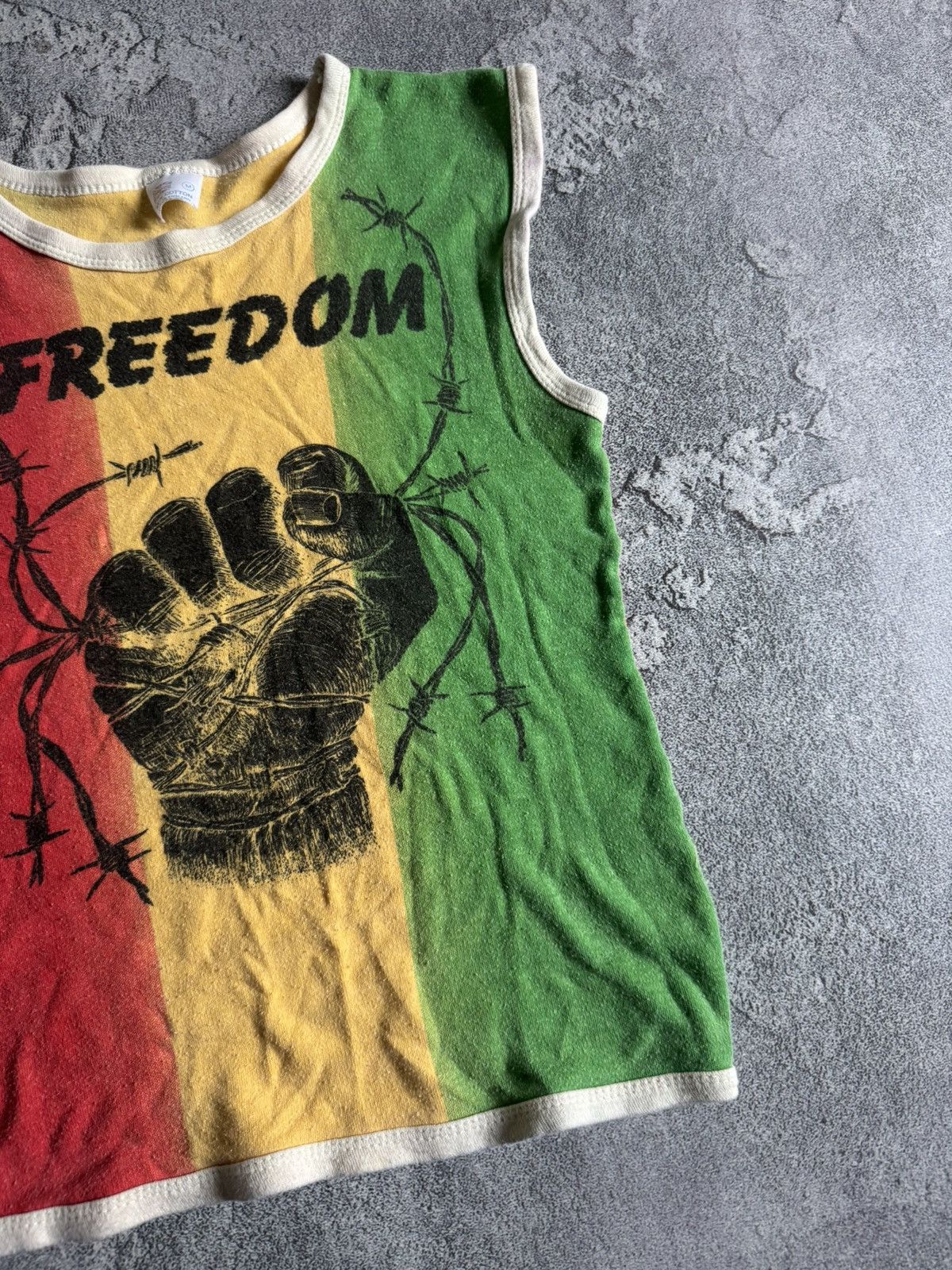 Band Tees × Vintage Freedom M/size tank top shirt sleeveless made in England Size M / US 6-8 / IT 42-44 - 6 Thumbnail