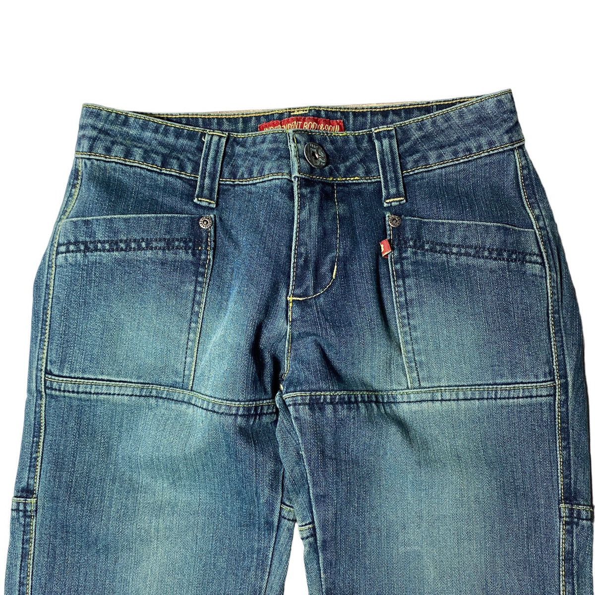 If Six Was Nine Crazy Vintage Body Soul Japanese Brand Jeans Zip Pocket Size US 27 - 2 Thumbnail