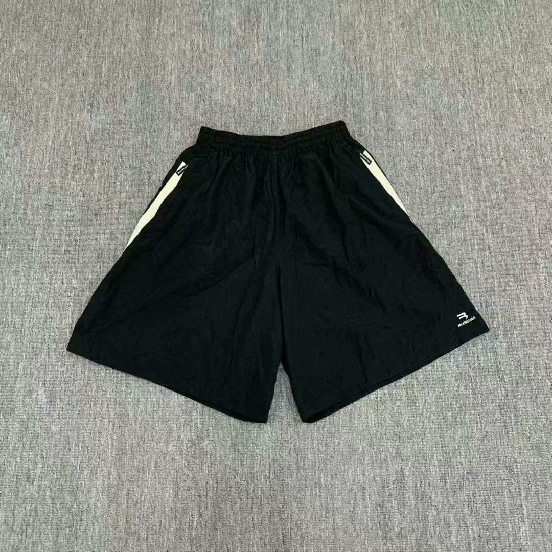 black side stripe shorts from balenciaga