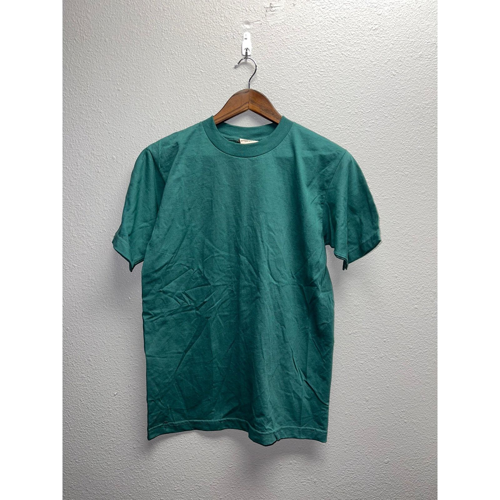 Vintage 90s Vintage Wild West Green Short Sleeve Blank Shirt HOLE M Size US M / EU 48-50 / 2 - 1 Thumbnail