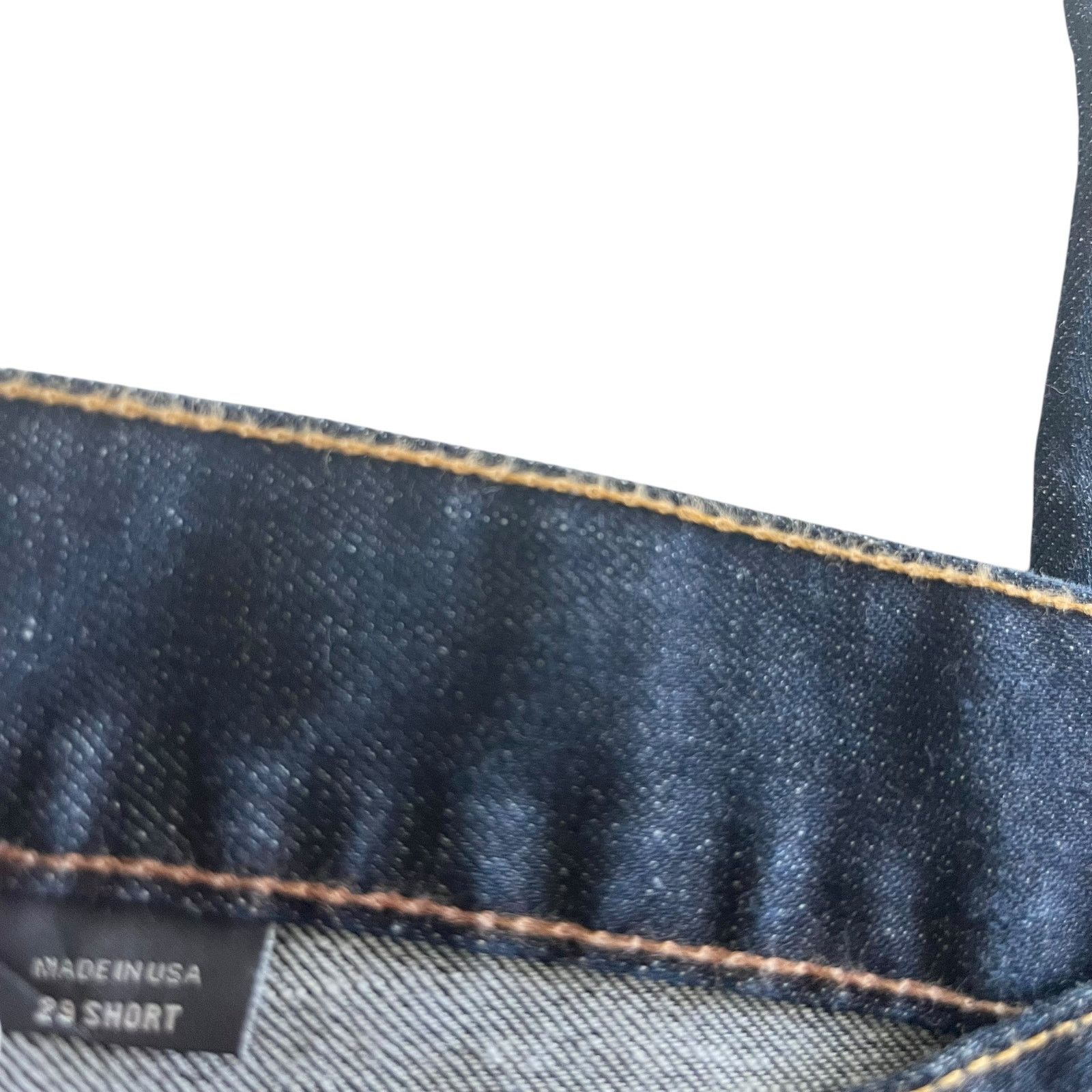 Armani Exchange Armani Exchange Mid Rise Dark Wash Blue Denim Skinny Jeans Size 29" - 4 Thumbnail