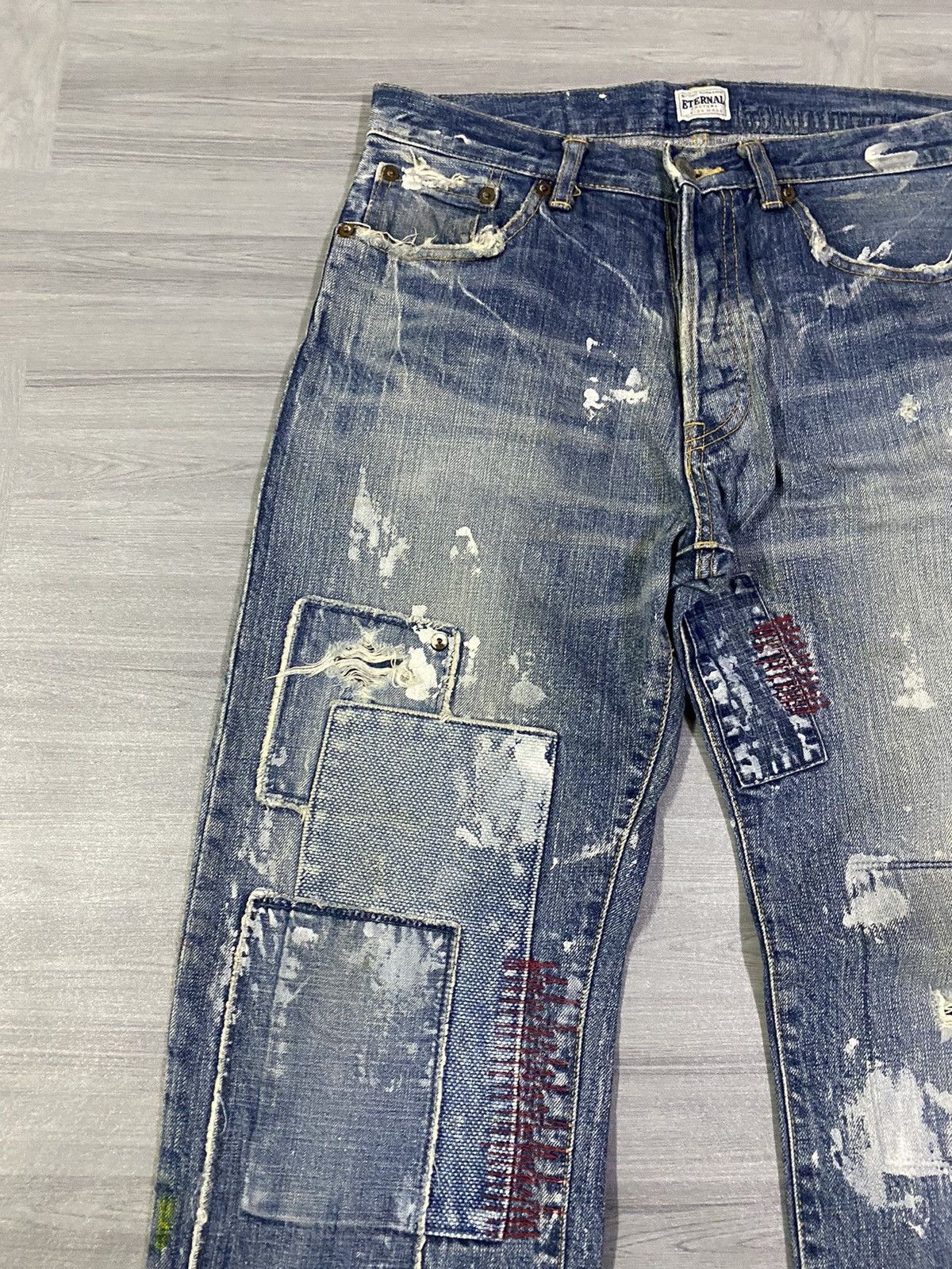 Japanese Brand Designer Eternal Japan Distresed Denim Size US 30 / EU 46 - 5 Thumbnail