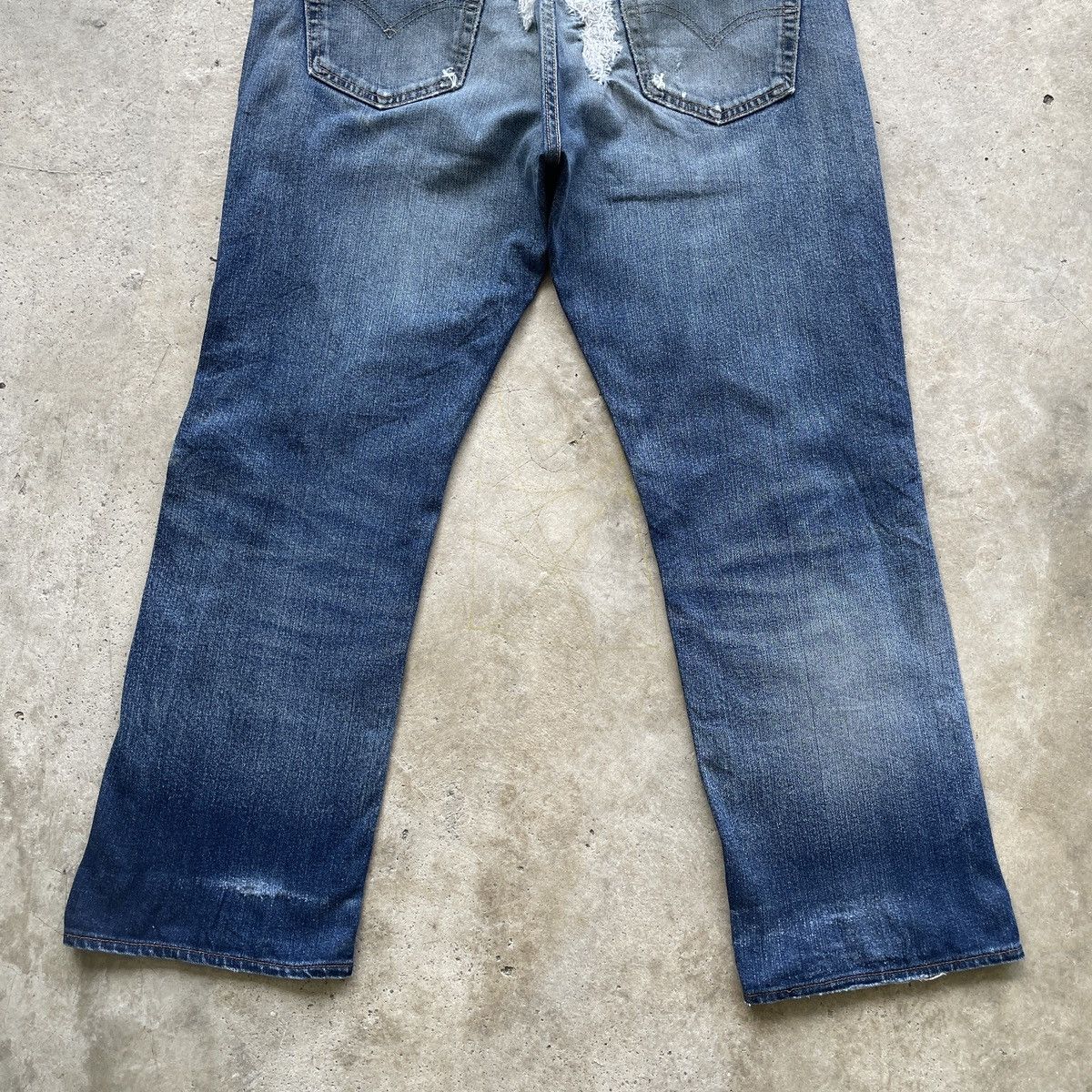 Levi's Vintage Levi’s 505 Big E THRASHED Jean Faded Denim Pants W34 Size US 34 / EU 50 - 12 Thumbnail