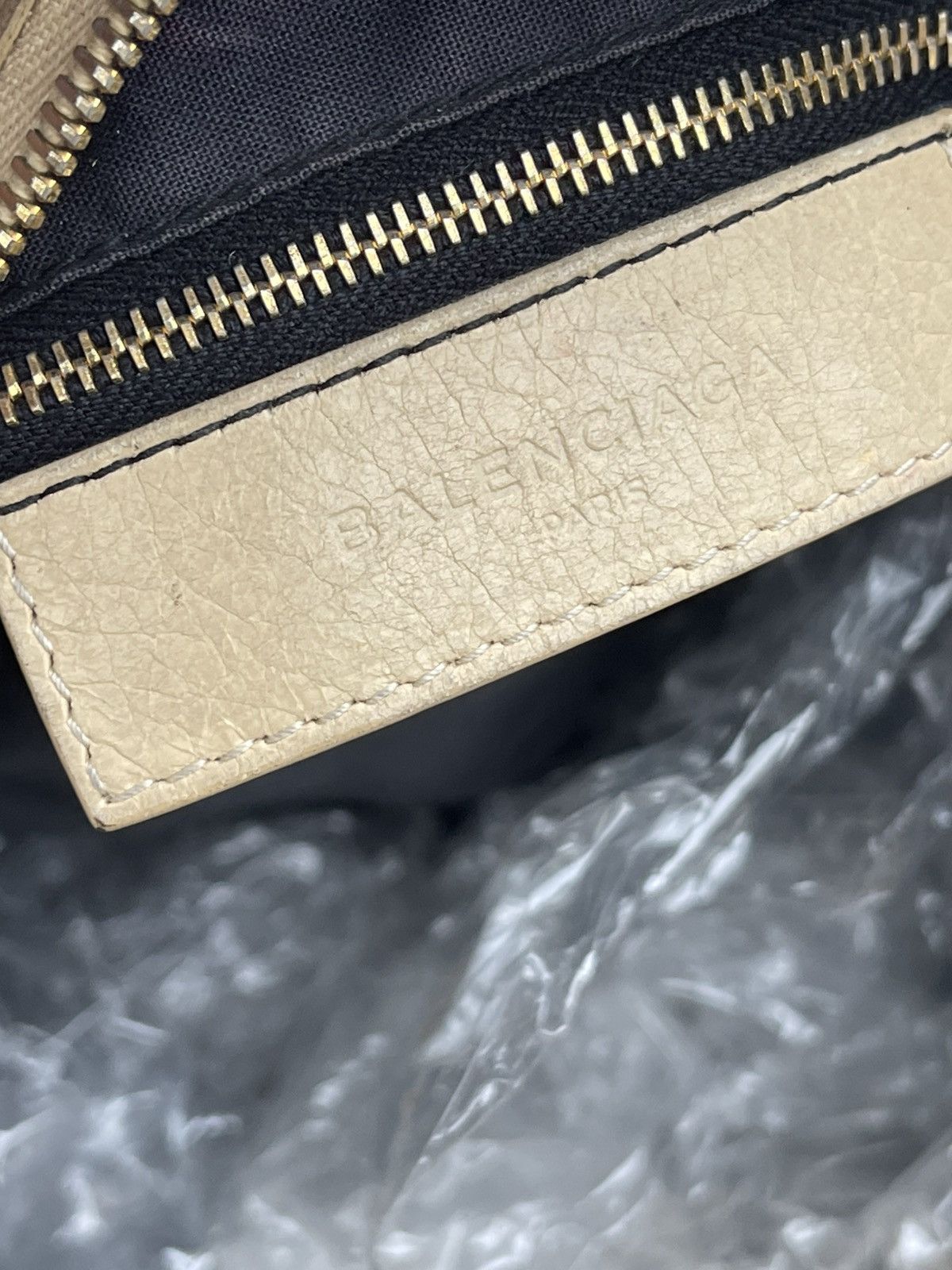 Balenciaga Balenciaga City Motorcycle Beige Handbag Size ONE SIZE - 6 Thumbnail