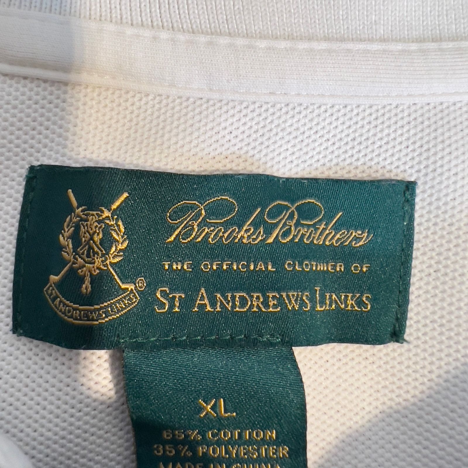 Brooks Brothers Brooks Brothers X St Andrews Links Polo Shirt Men XL Purple Size US XL / EU 56 / 4 - 4 Thumbnail