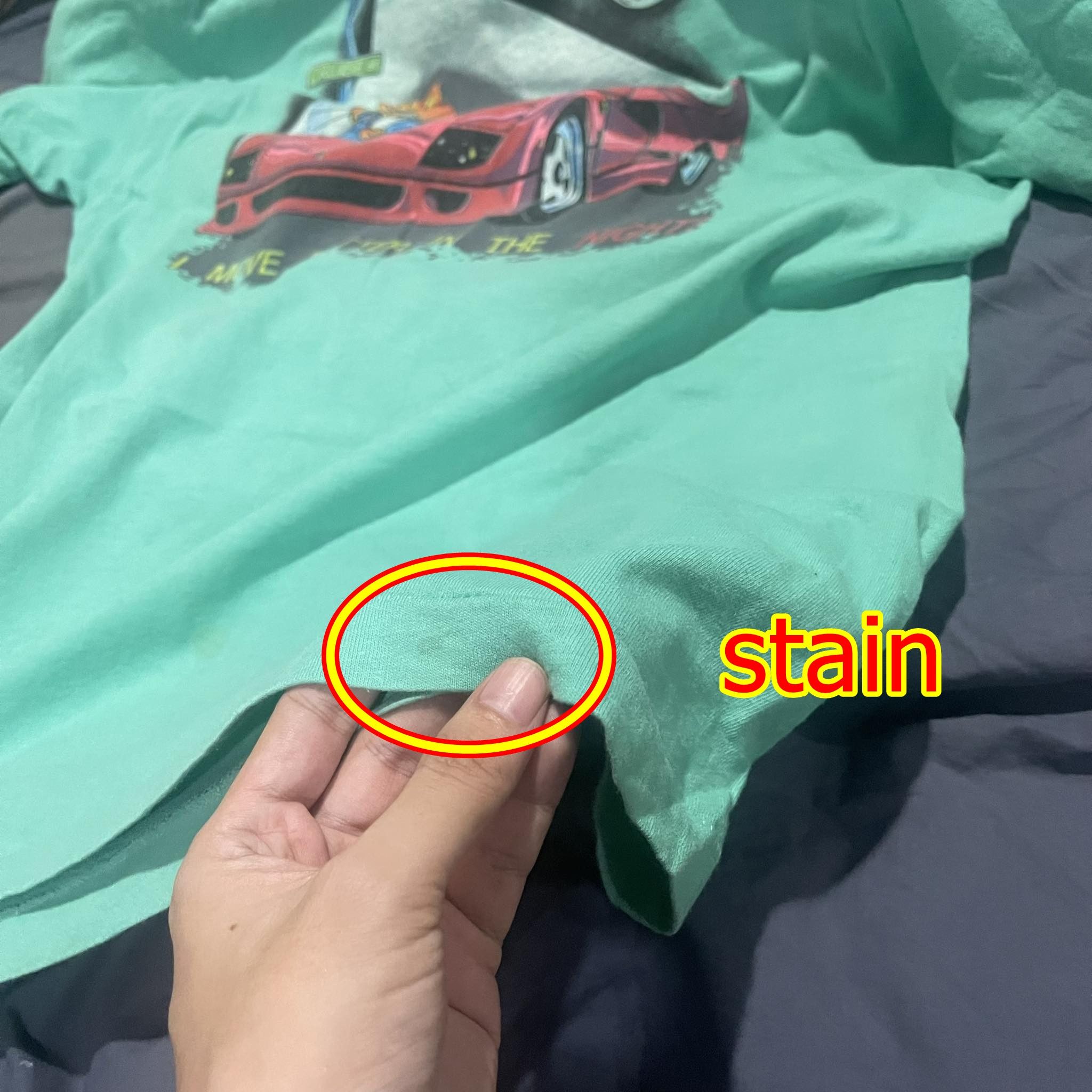 Vintage Vintage 90s Cartoon Cat Supercar T-Shirt Size US L / EU 52-54 / 3 - 7 Thumbnail