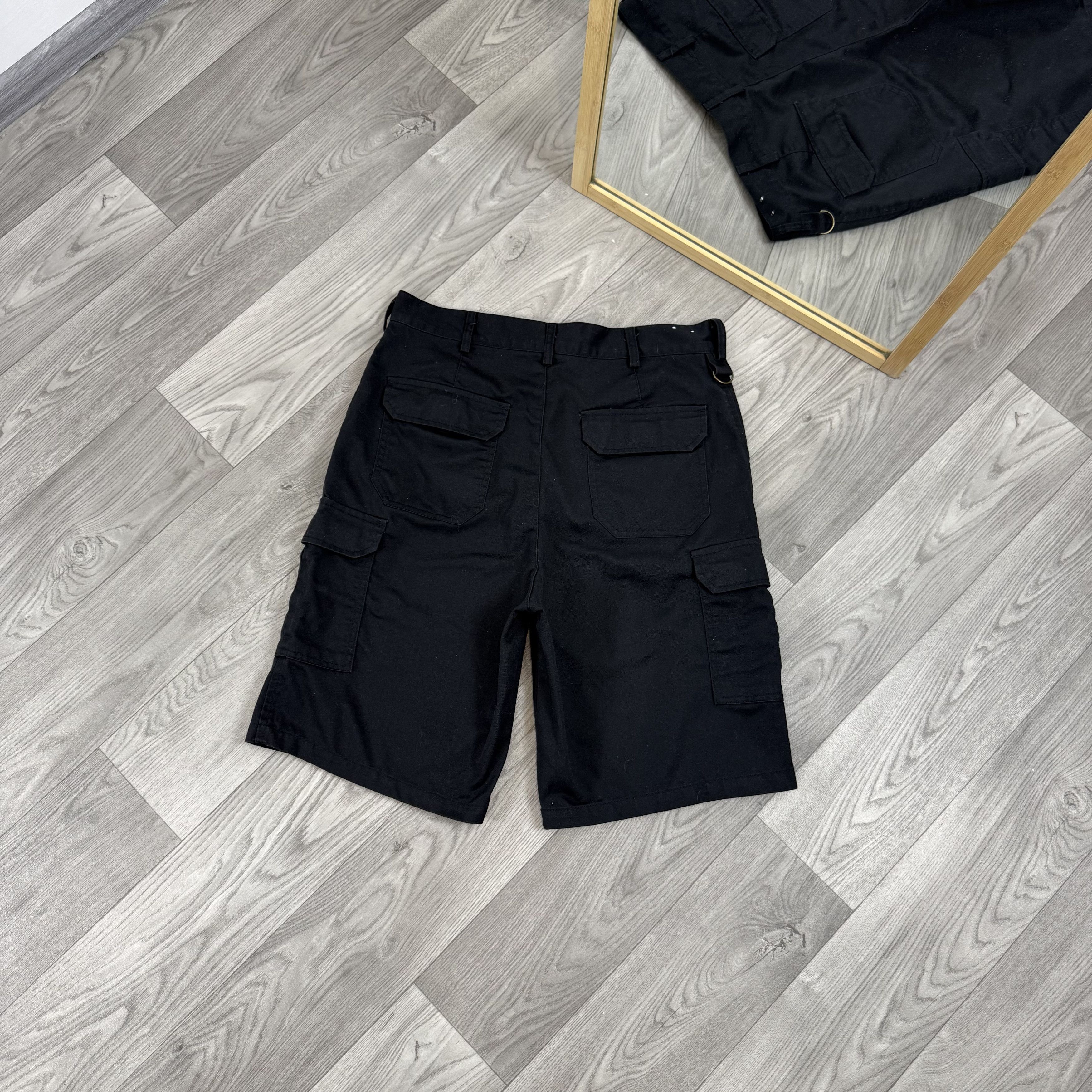 Dickies Vintage Dickies 90s Workwear Cargo Carpenter Black Shorts Size US 34 / EU 50 - 3 Thumbnail