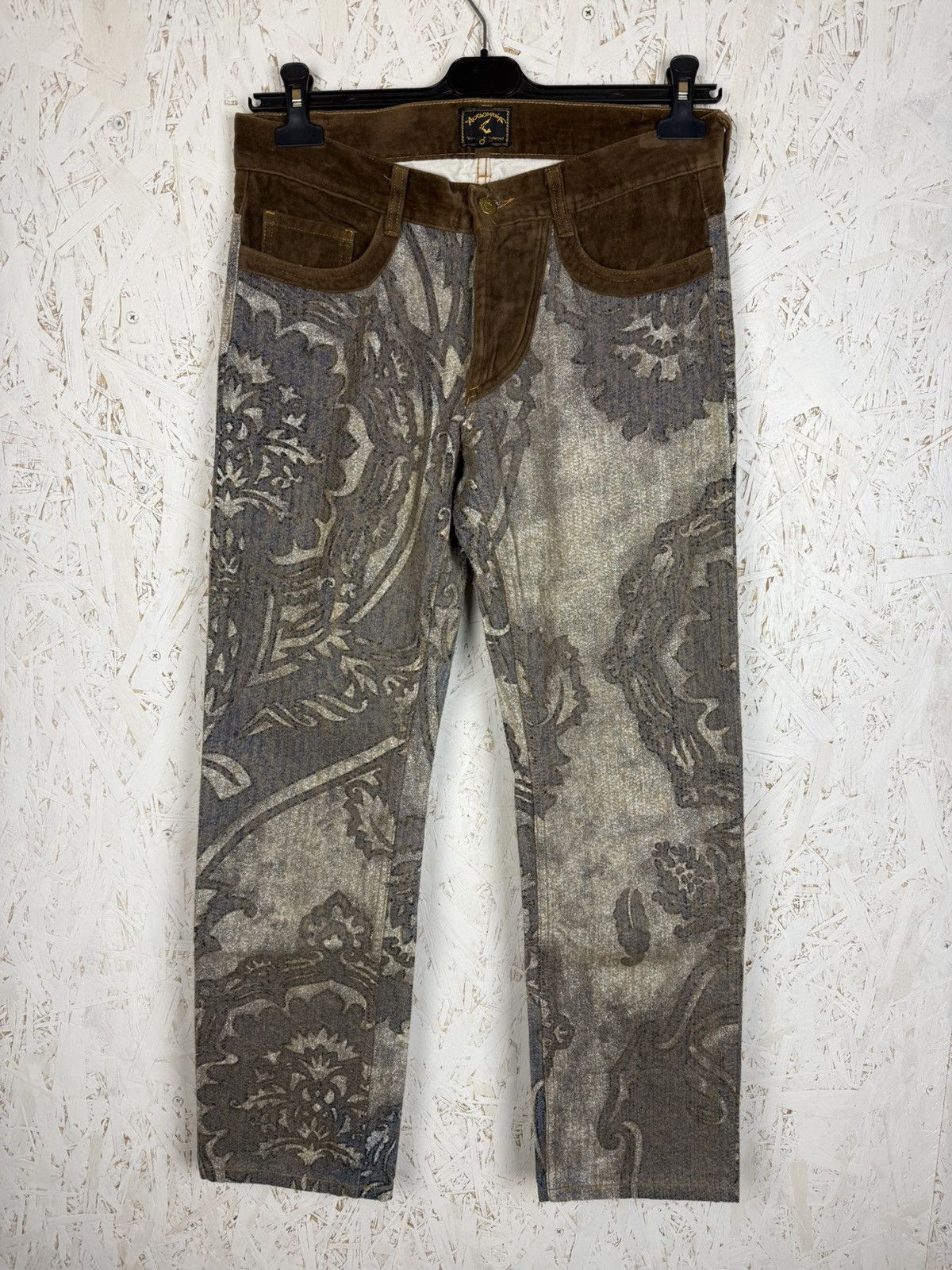 Vivienne Westwood Vivienne Westwood 1992 Anglomania Archive Velvet Jeans 31 Size US 31 - 1 Thumbnail