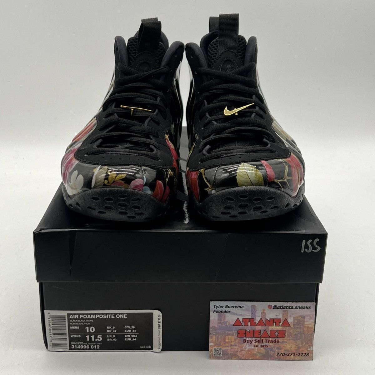 Nike Air Foamposite one floral Size US 10 / EU 43 - 2 Thumbnail
