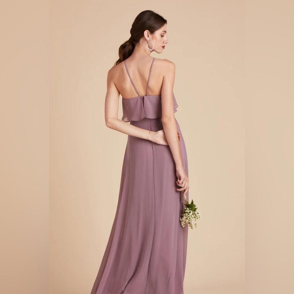 jules dress birdy grey Pale Blush Bridesmaid Dress Chiffon Size 2XL