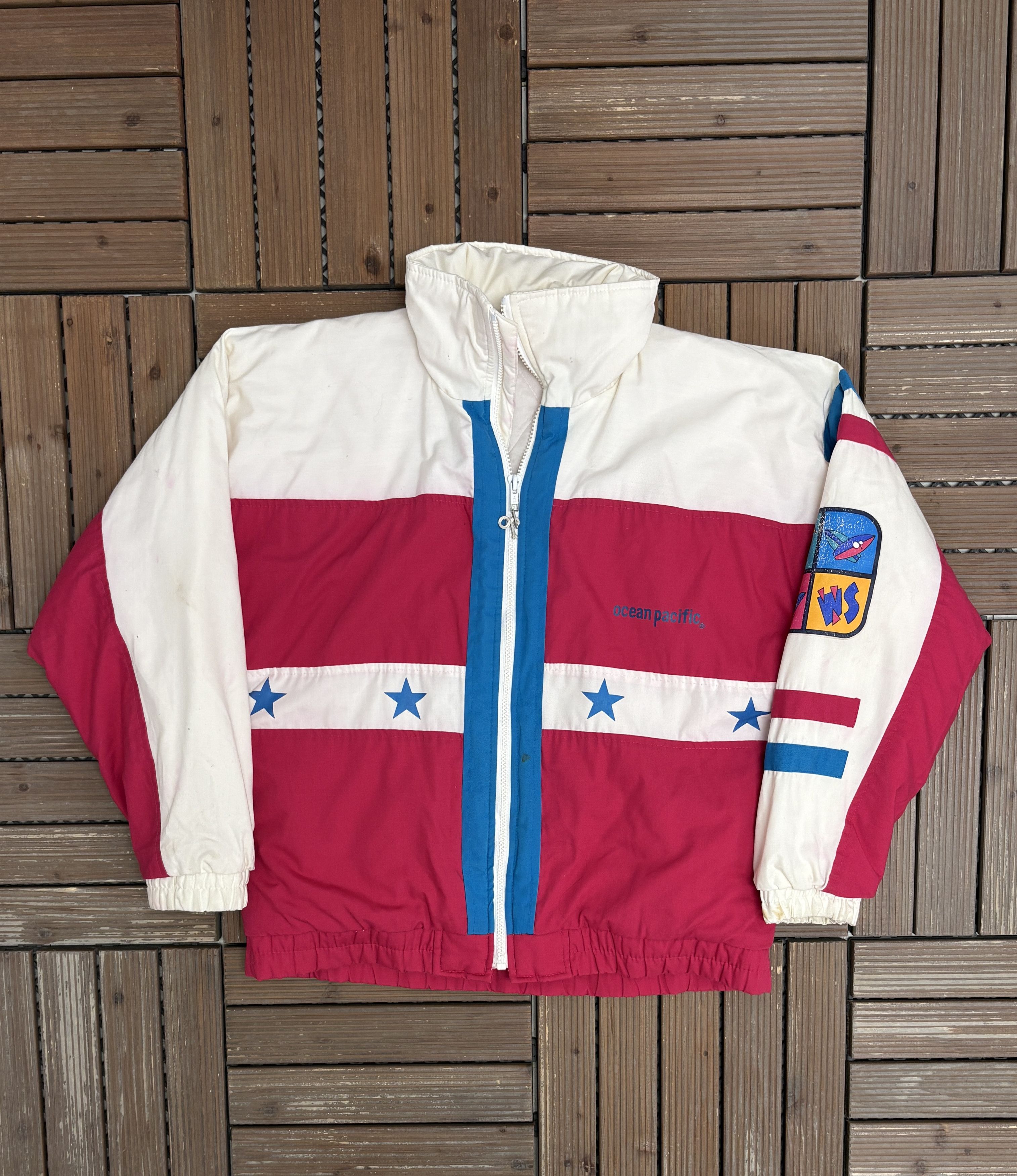 Ocean Pacific × Vintage Ocean Pacific Vintage Pink Jacket Coat Size US S / EU 44-46 / 1 - 1 Thumbnail